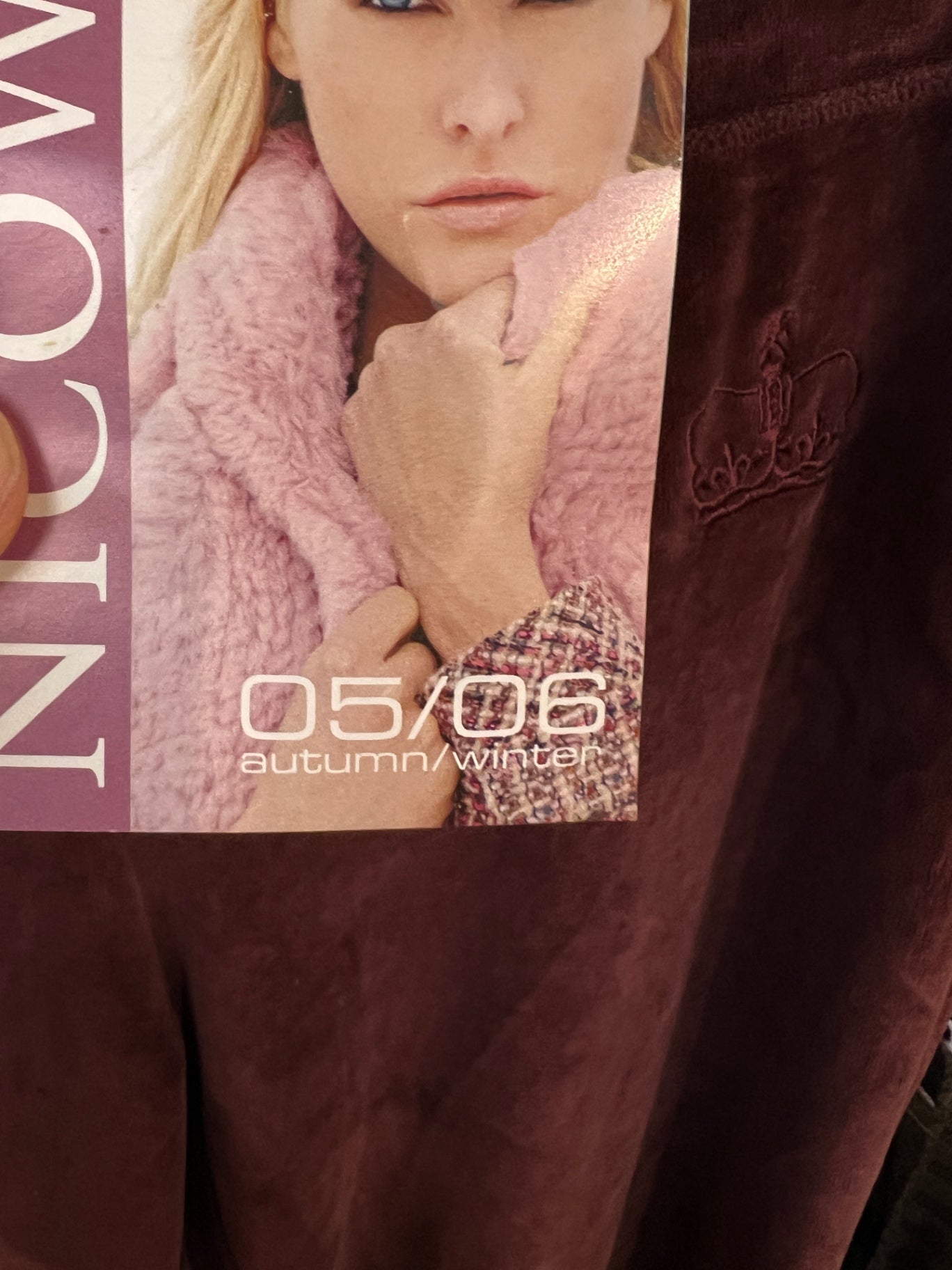 NICOWA Hose Burgunderrot