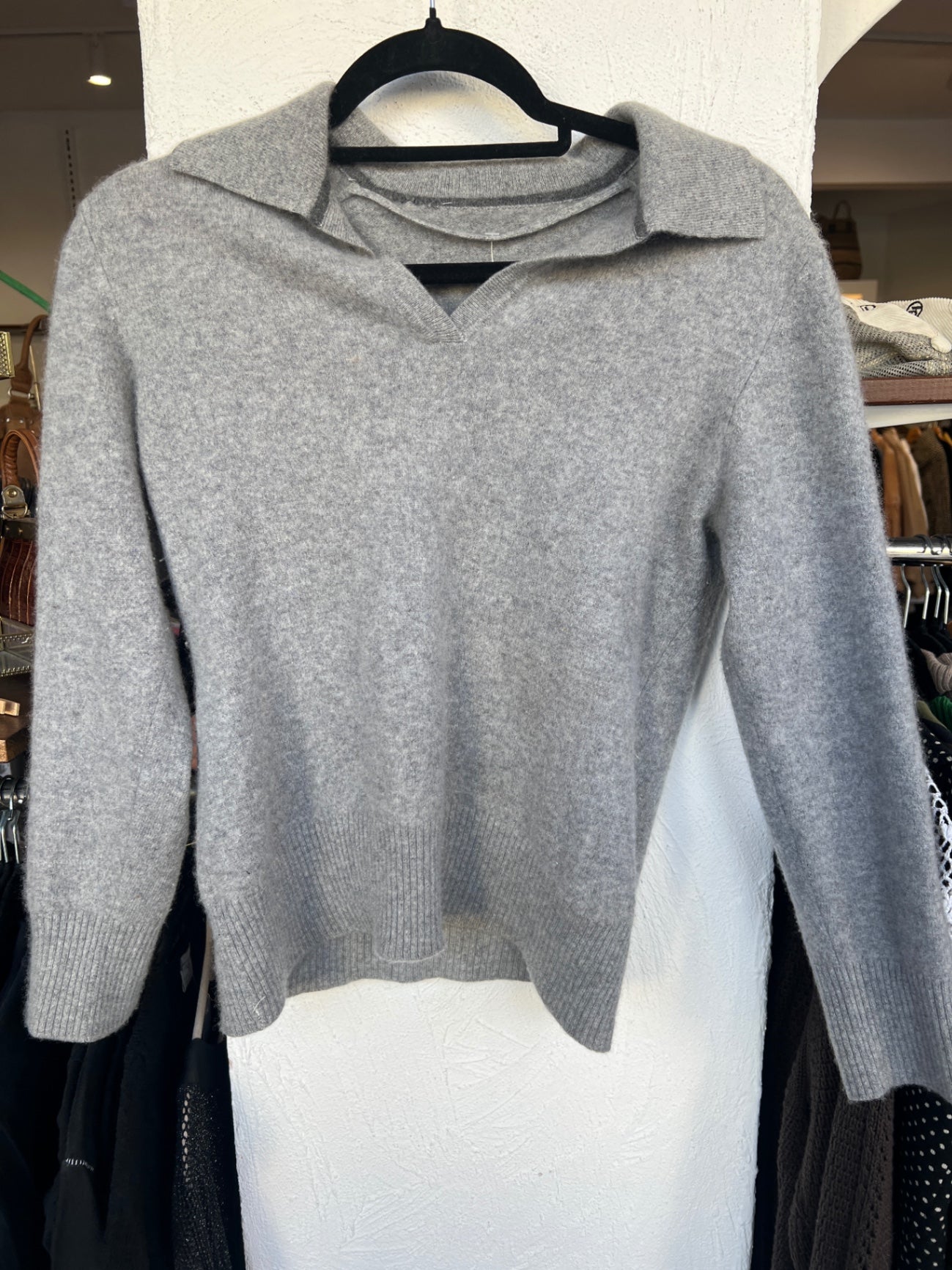 Pullover S Grau
