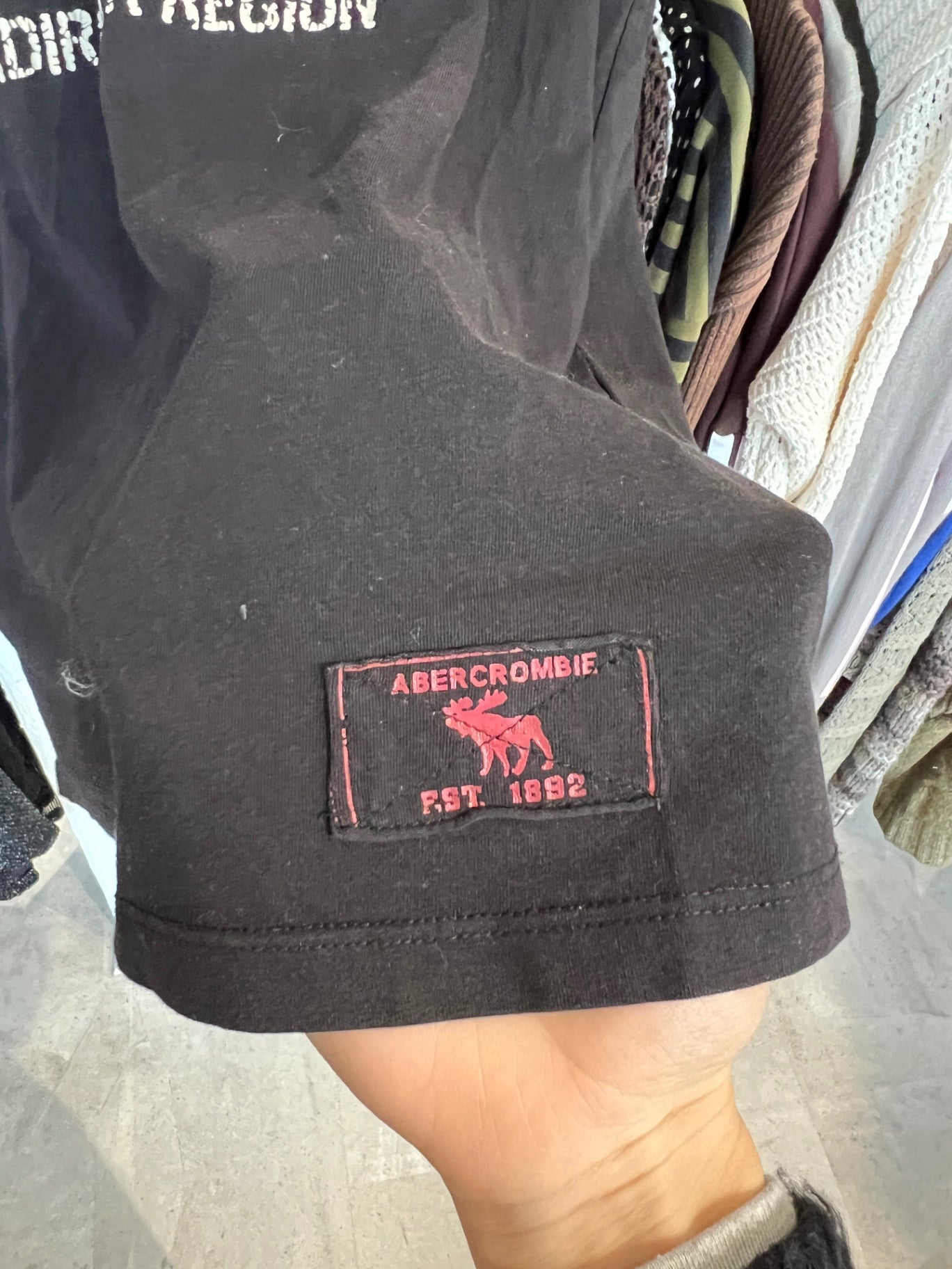 Abercrombie & Fitch T-Shirt S Schwarz