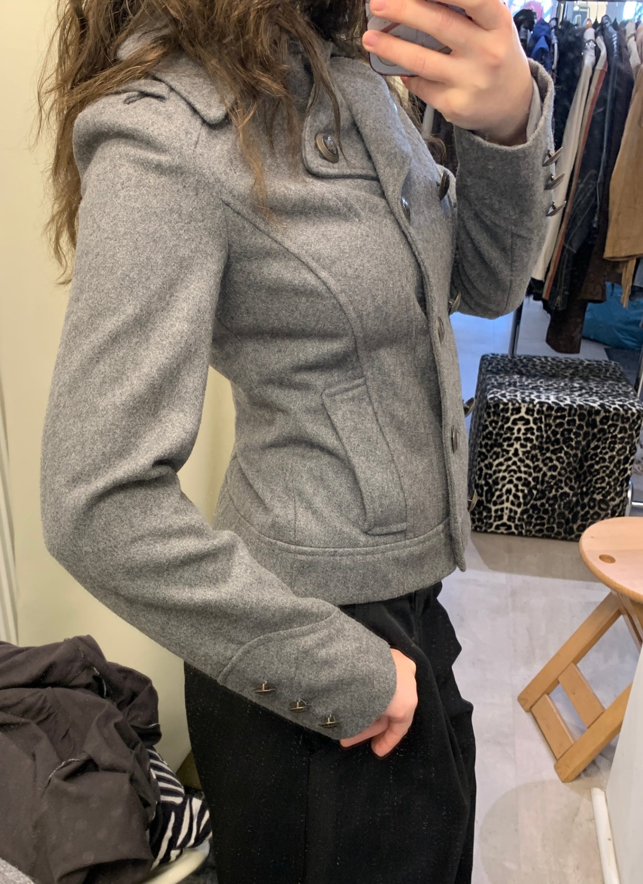 New Look Jacke 34 Grau