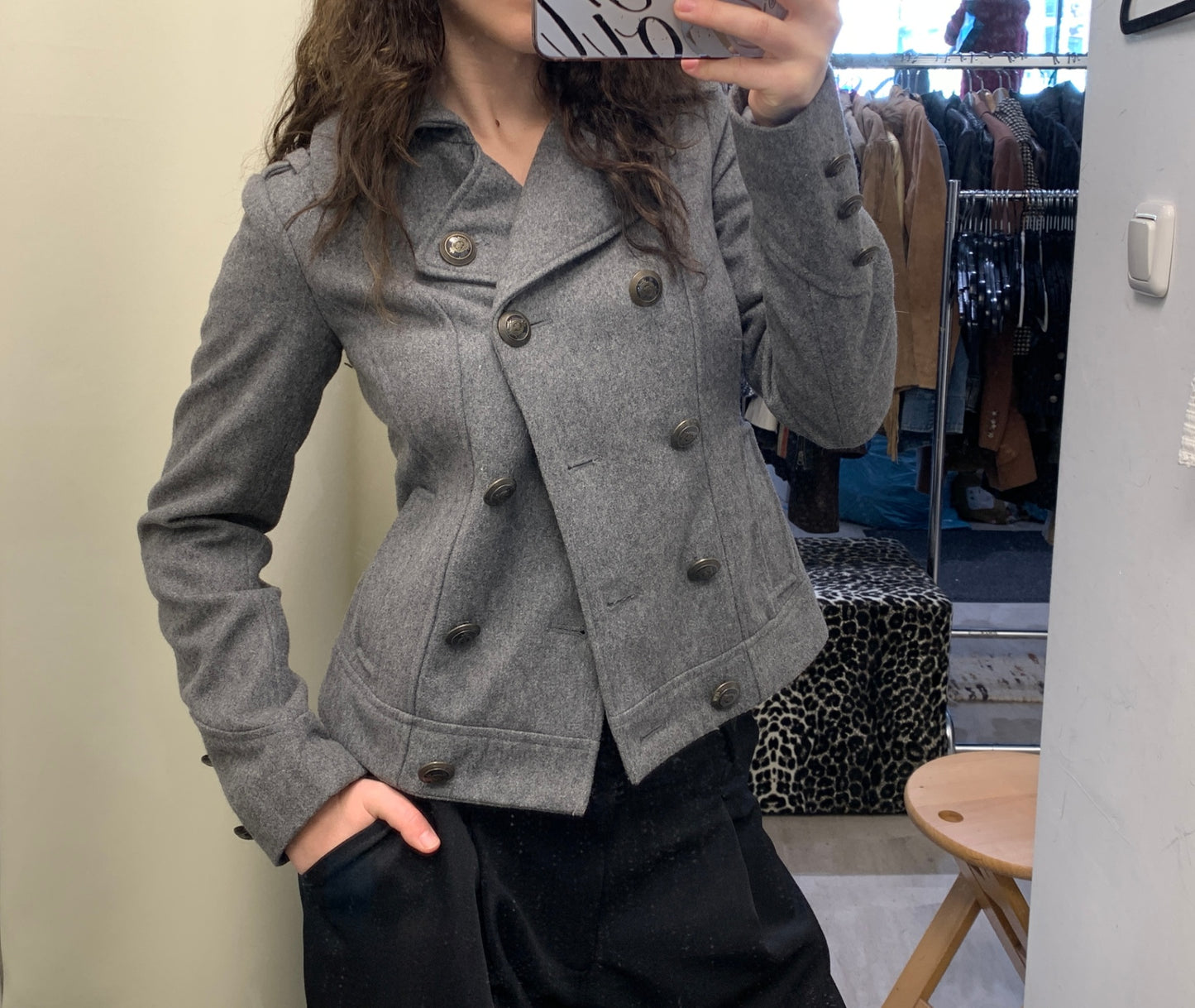 New Look Jacke 34 Grau