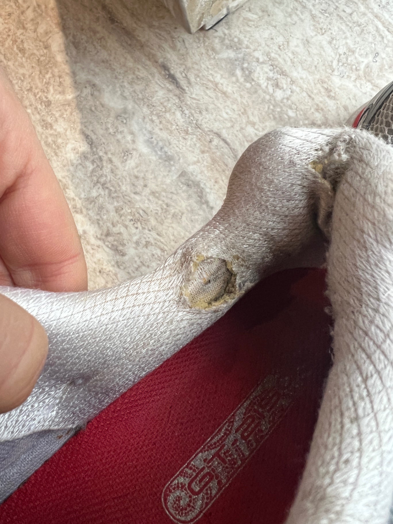 Asics Sportschuhe 41,5 Silber Rot