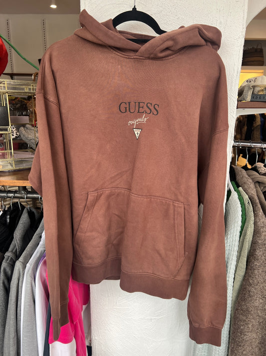 Guess Hoodie S Braun