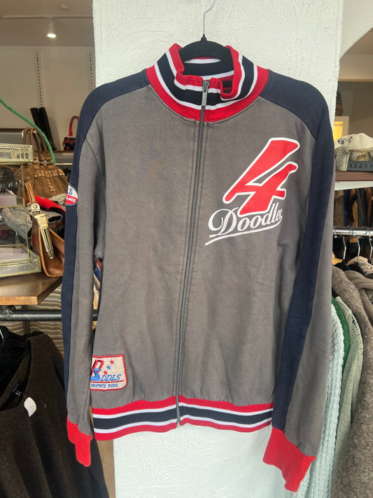 D.D.L.S Strickjacke S Grau, Rot, Dunkelblau