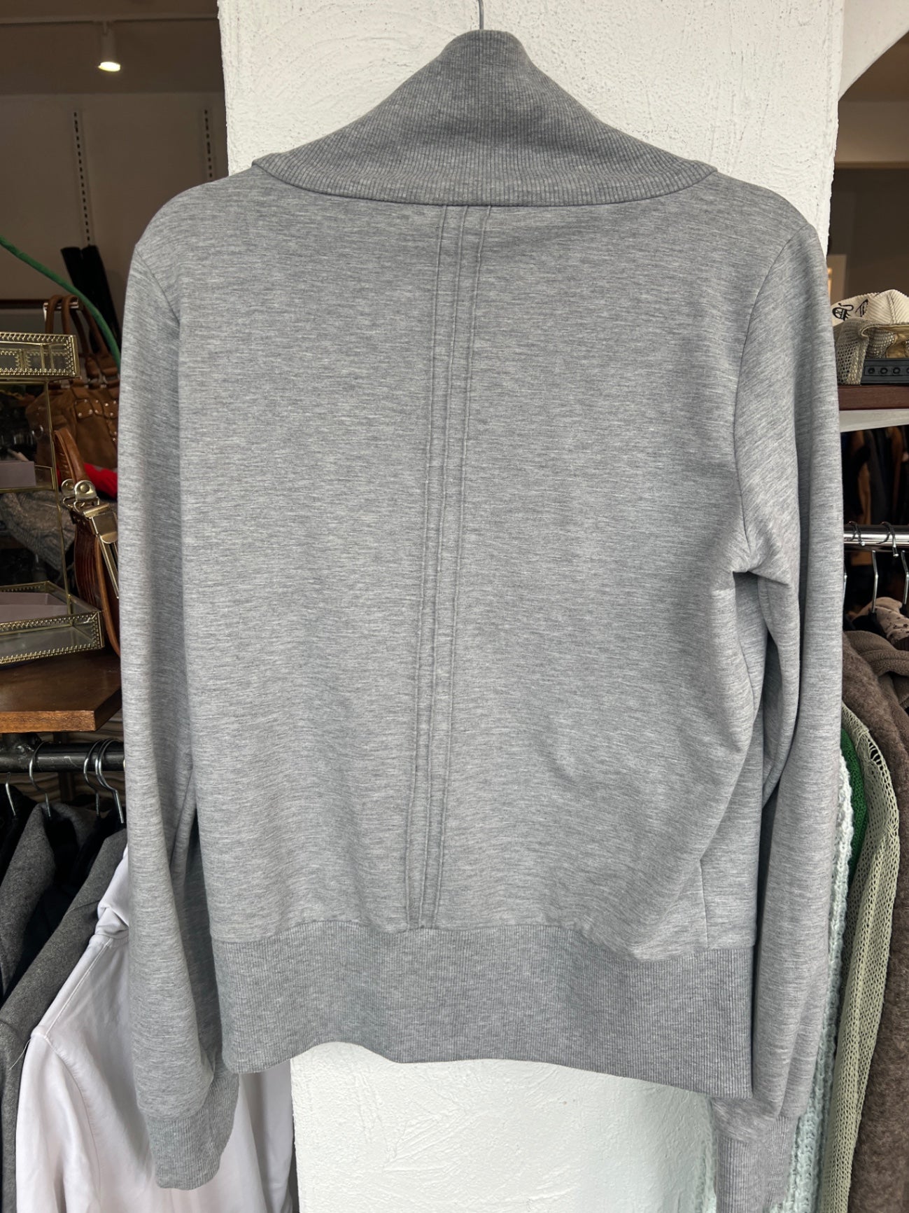 Bench Jacke M Grau mit Glitzer