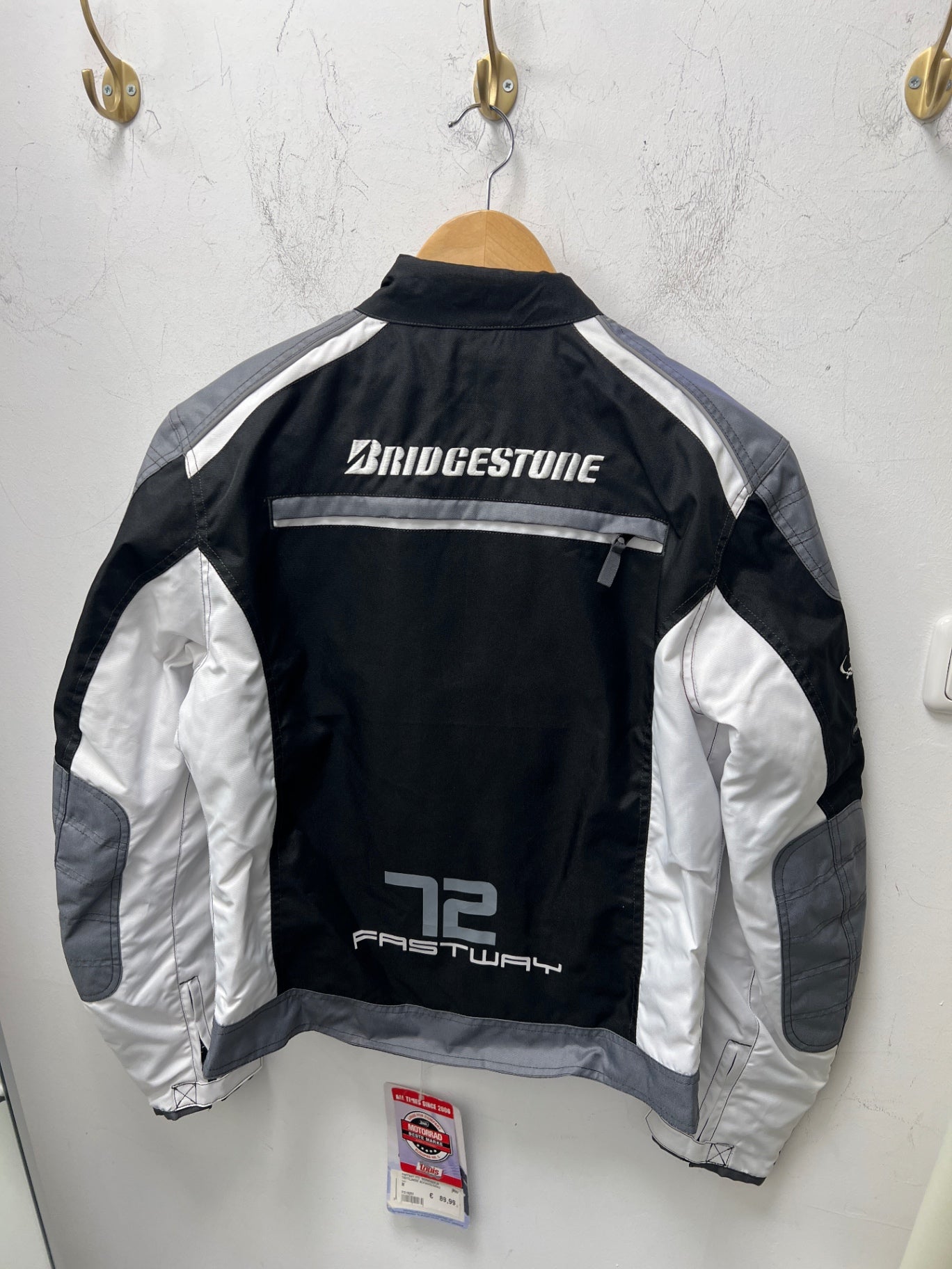 Fastway Jacke M Schwarz, Grau, Weiss