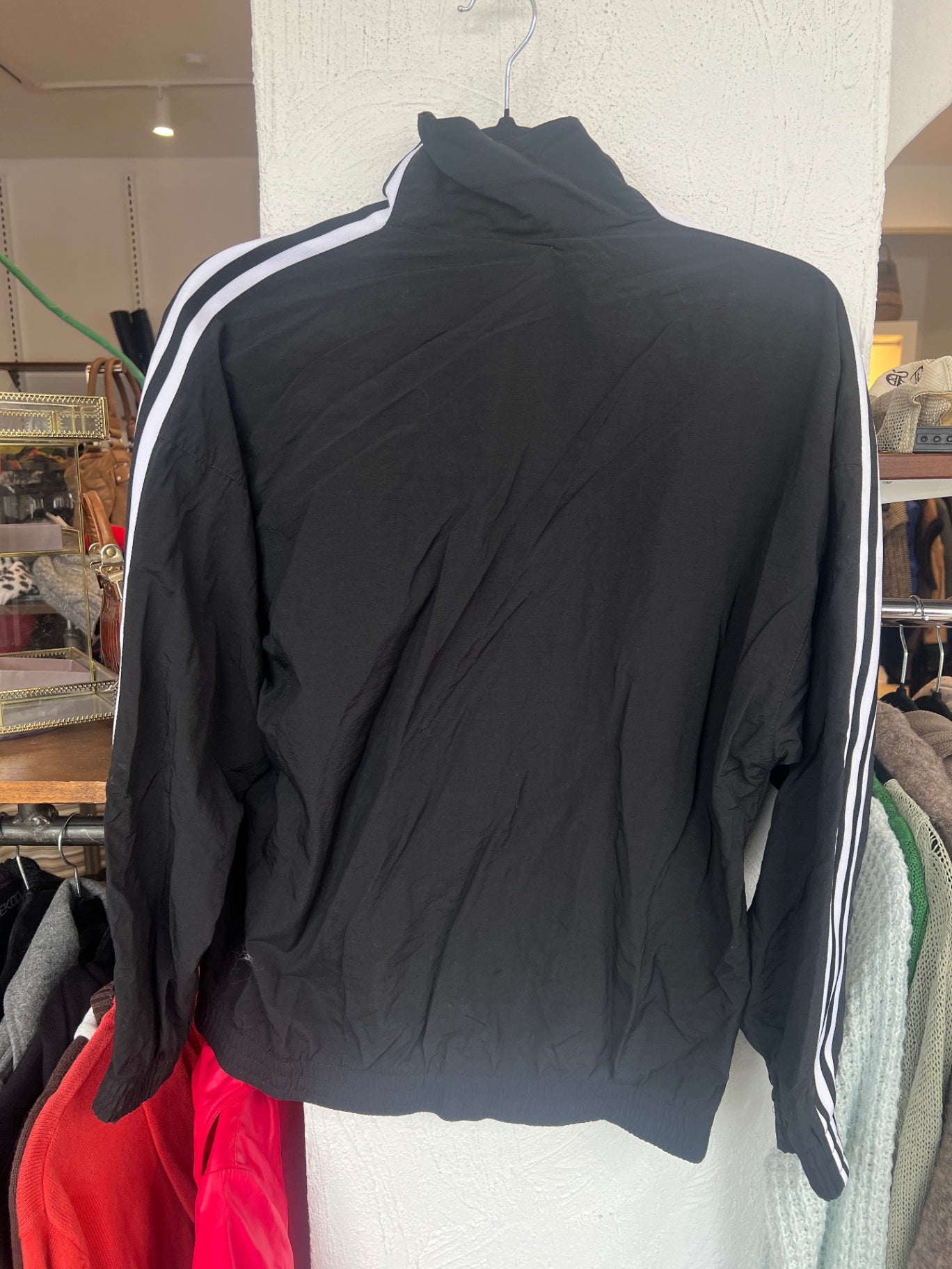 adidas Strickjacke 38 Schwarz Weiß