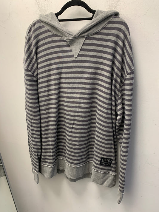 avanti Hoodie XXL Grau mit dunklen Streifen