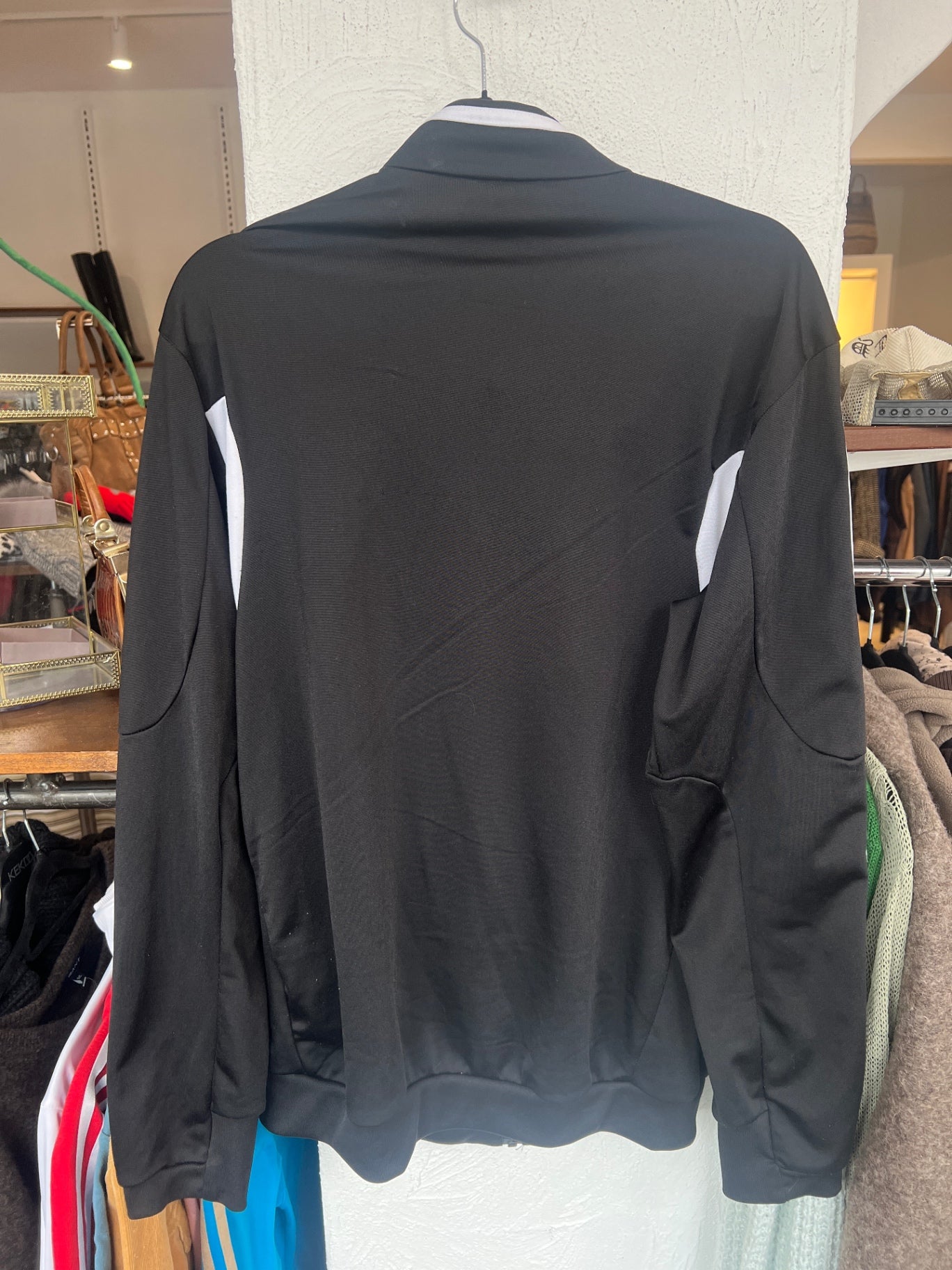Adidas Strickjacke M Schwarz Weiß