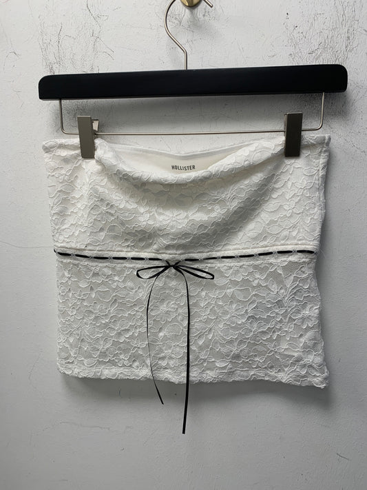 Hollister Bandeau-Top M Weiß