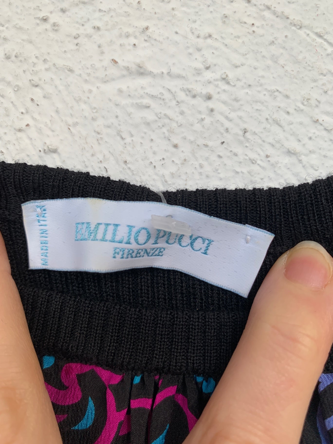 Emilio Pucci Top 44 Bunt (Blau, Pink, Lila, Schwarz)