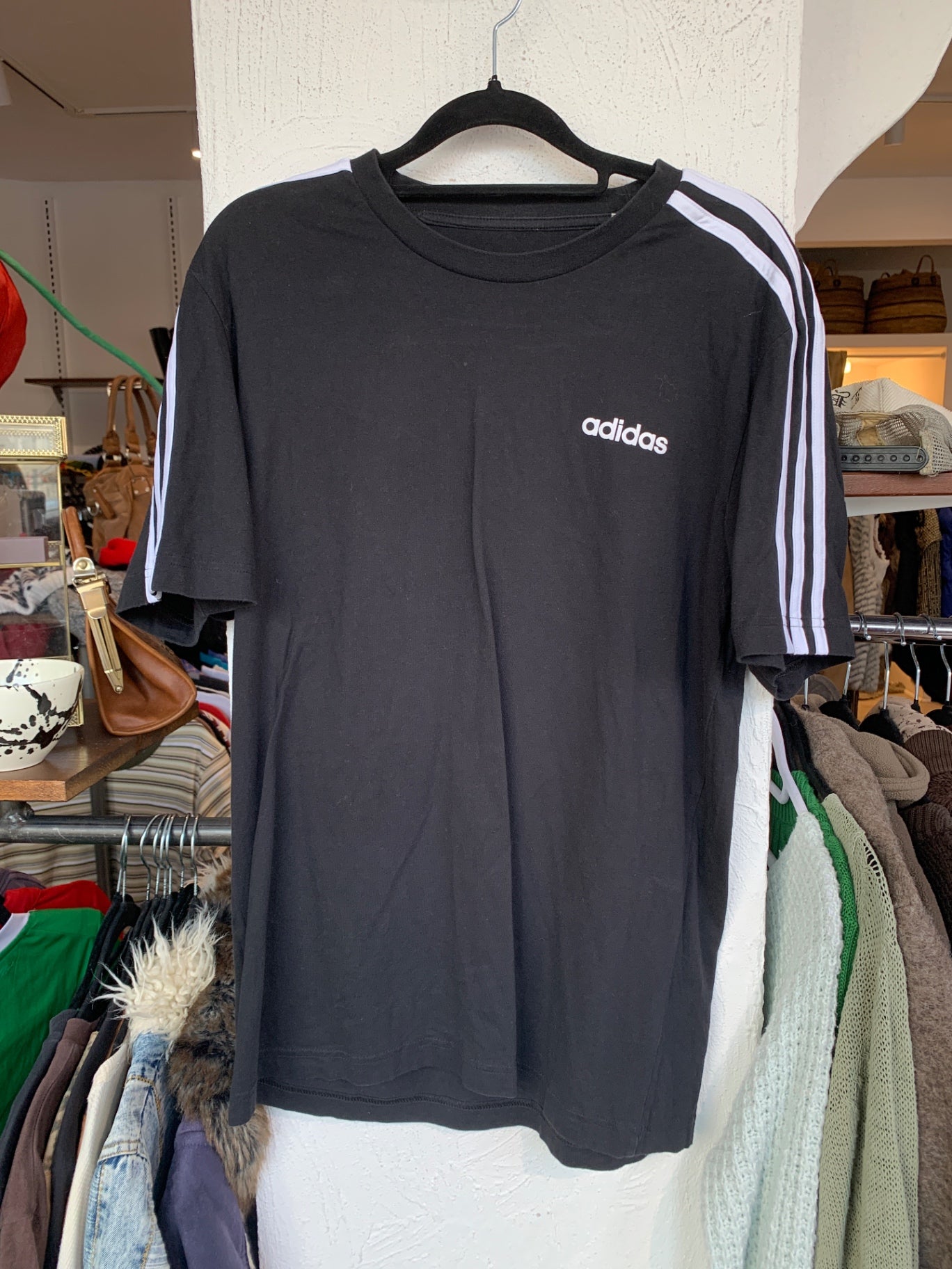 adidas T-Shirt M Schwarz