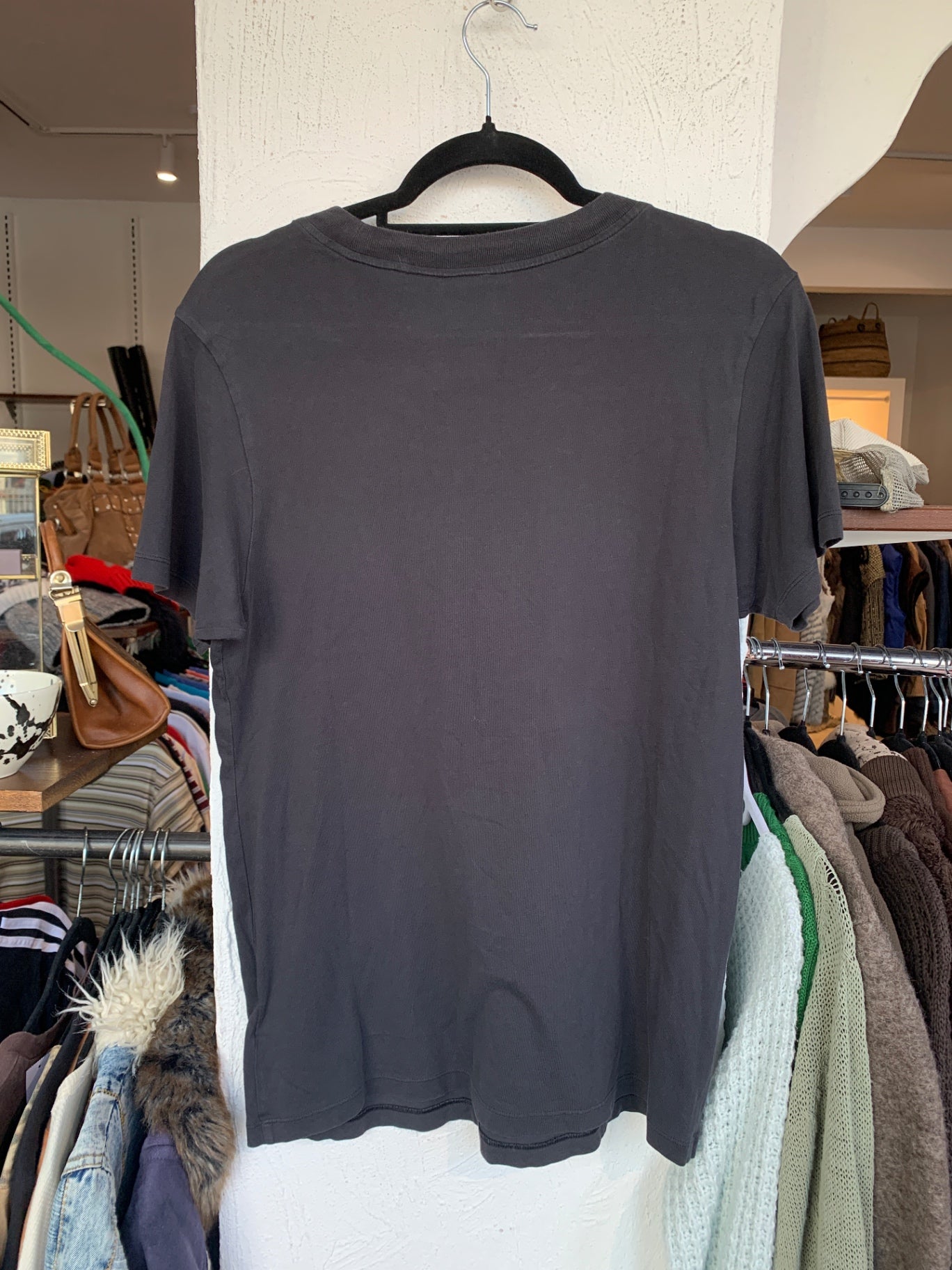 Adidas T-Shirt M Schwarz Grün Weiß