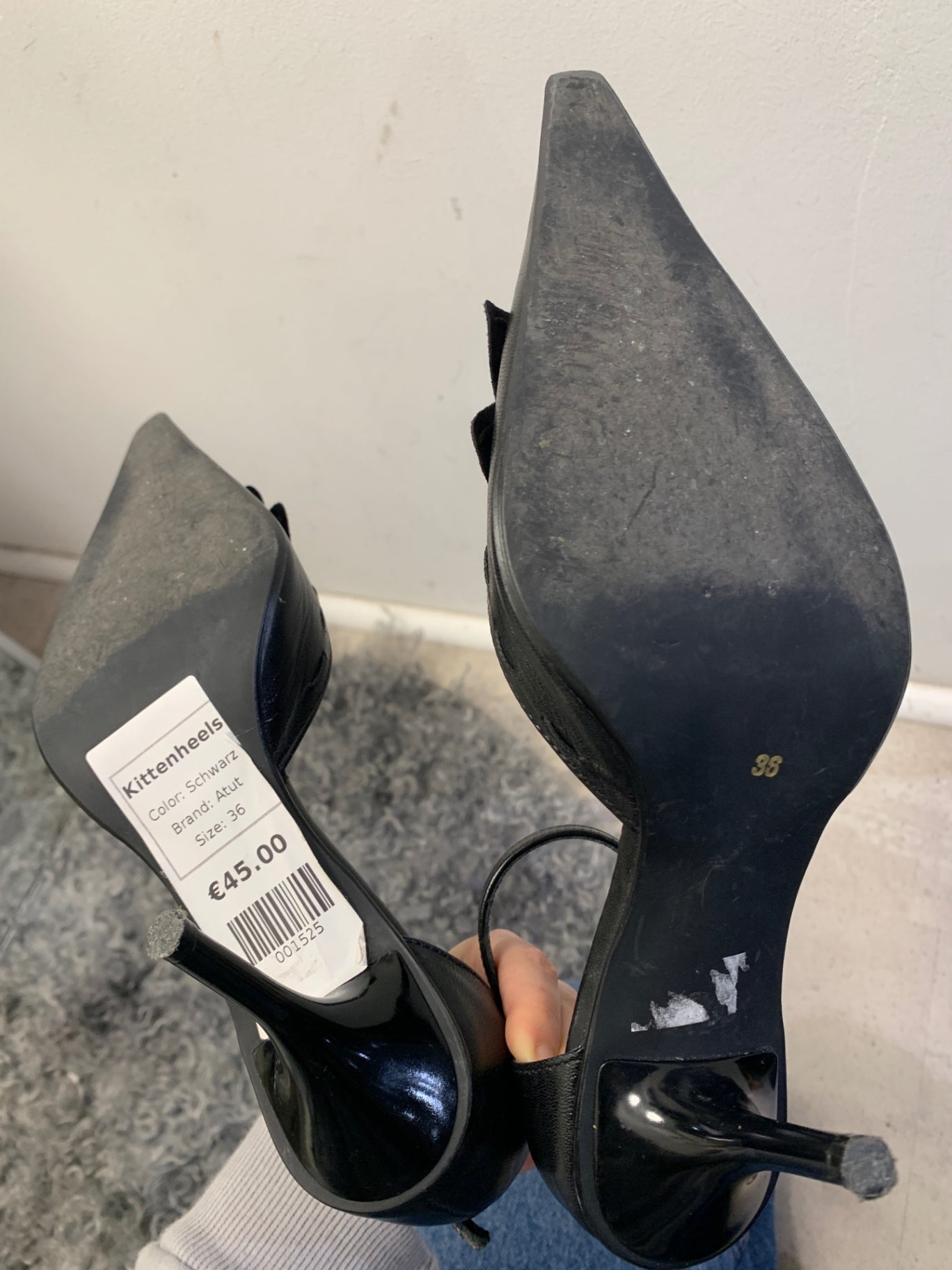 Kitten Heels 36 Schwarz