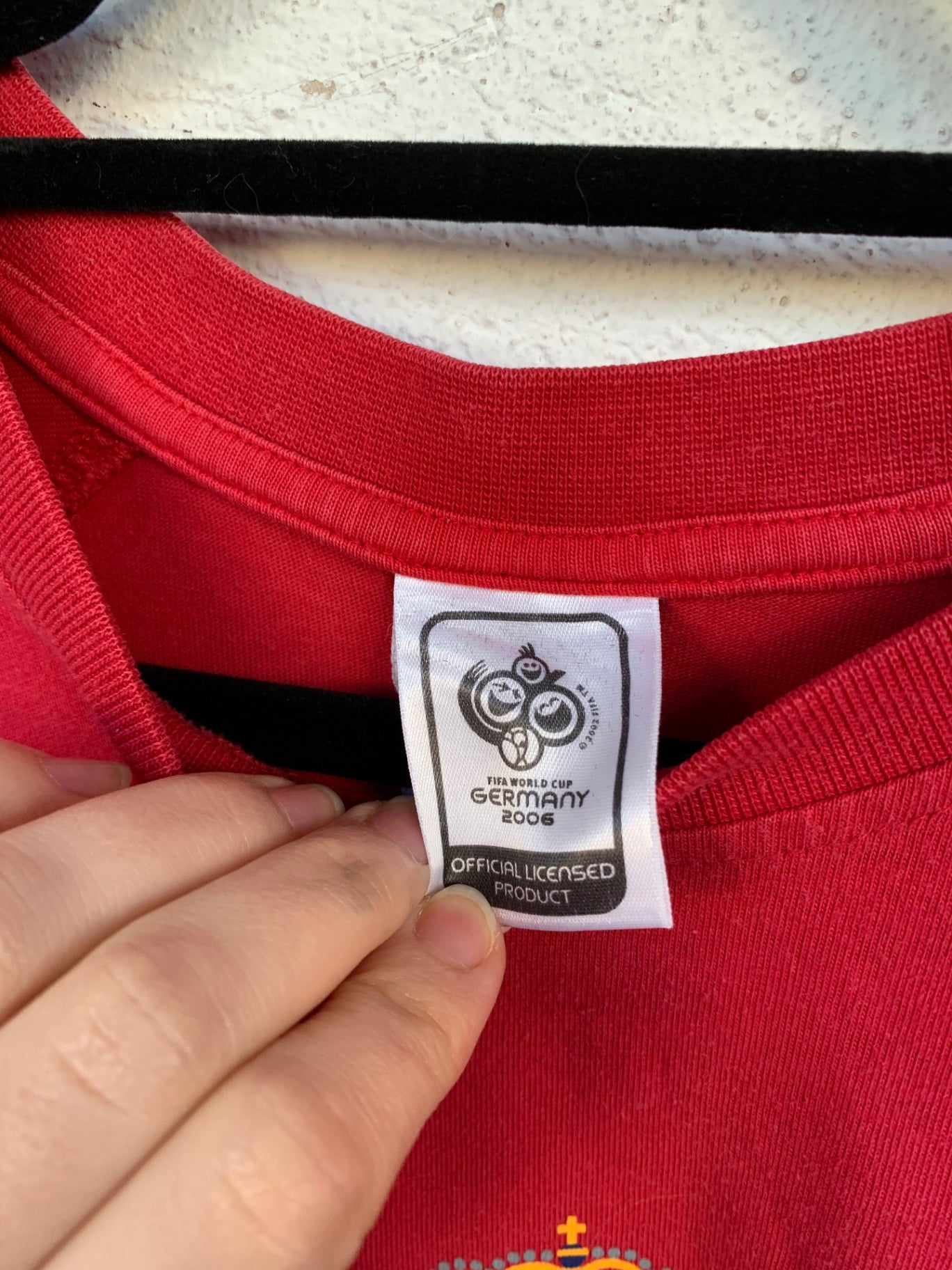 espana T-Shirt L Rot Orange