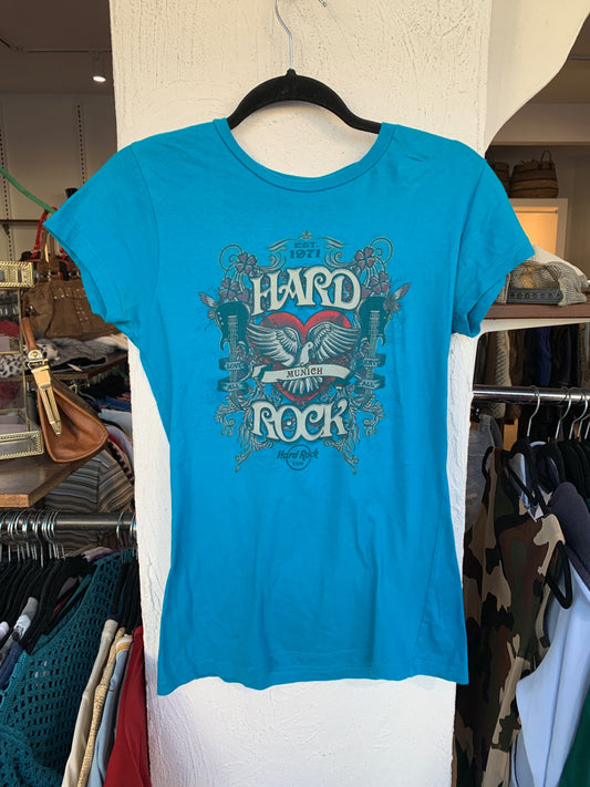 Hard Rock T-Shirt S Blau