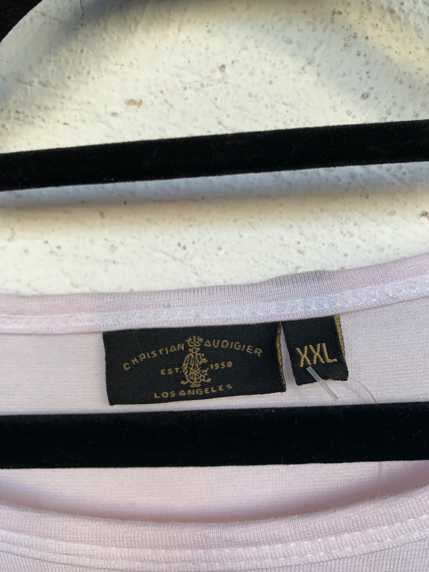 Christian Audigier T-Shirt XXL Rosa mit Gold