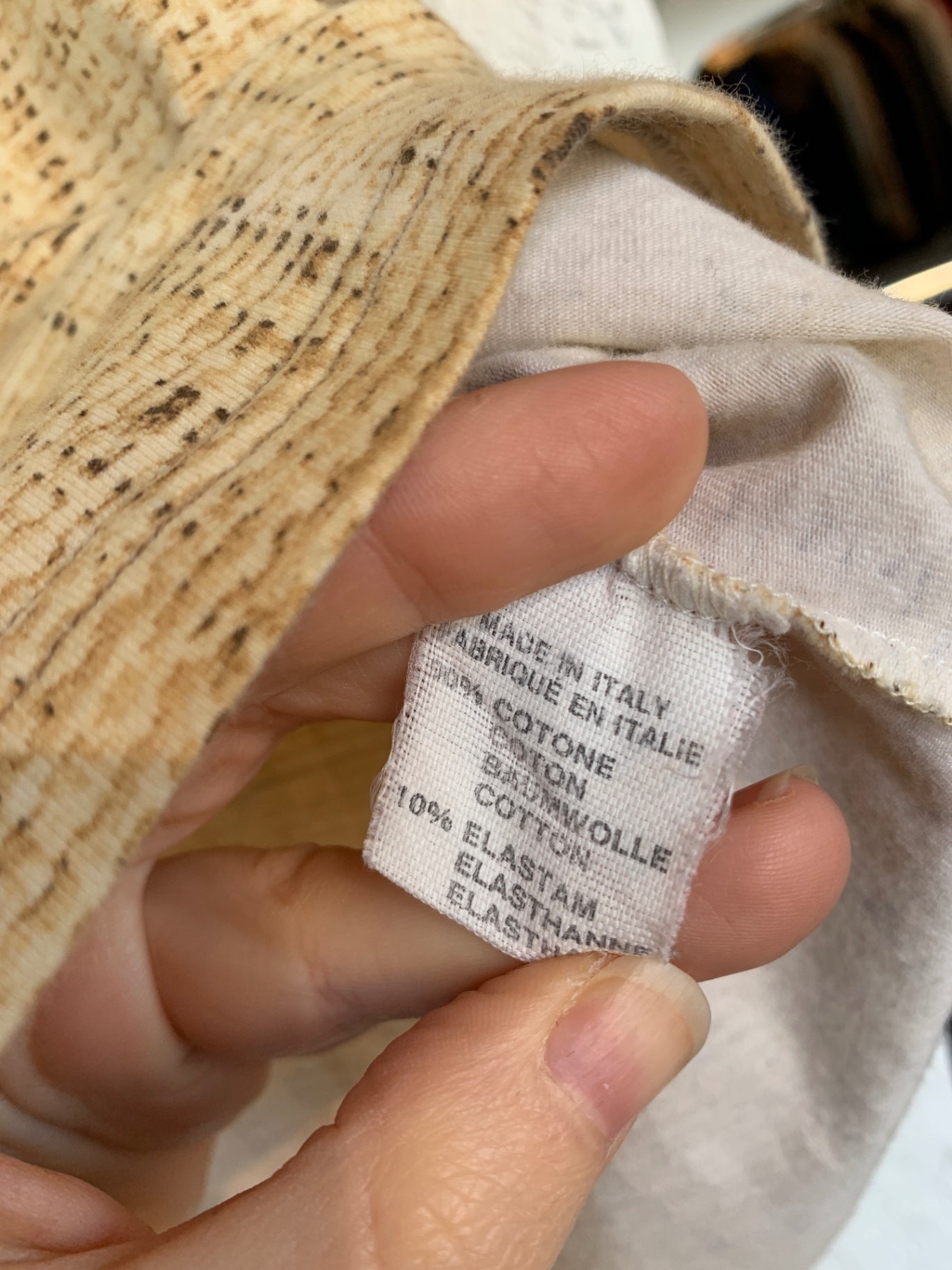 Roberto Cavalli Shirt S Braun Gelb