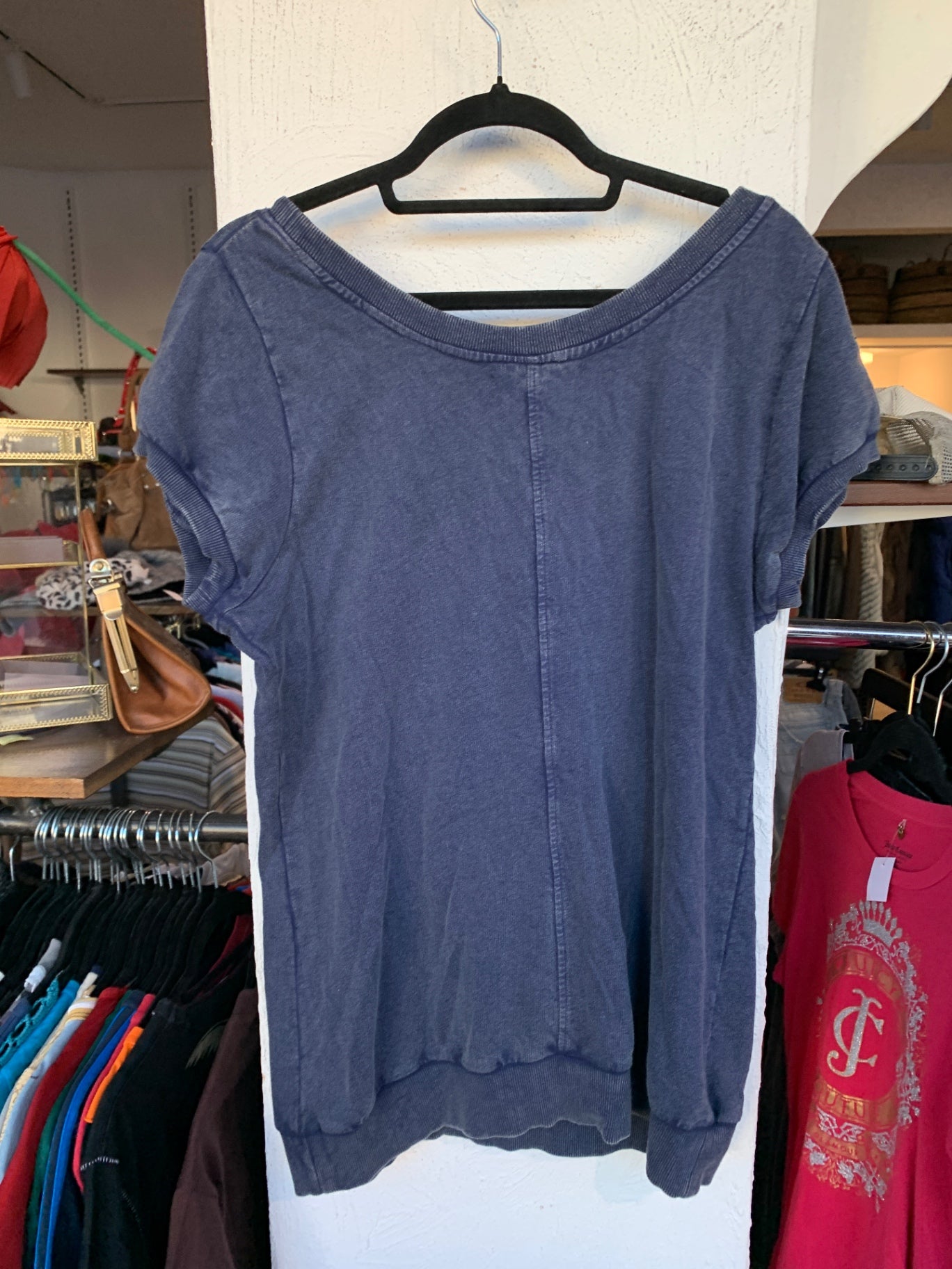 New Look Husaren Tshirt M Blau mit Gold