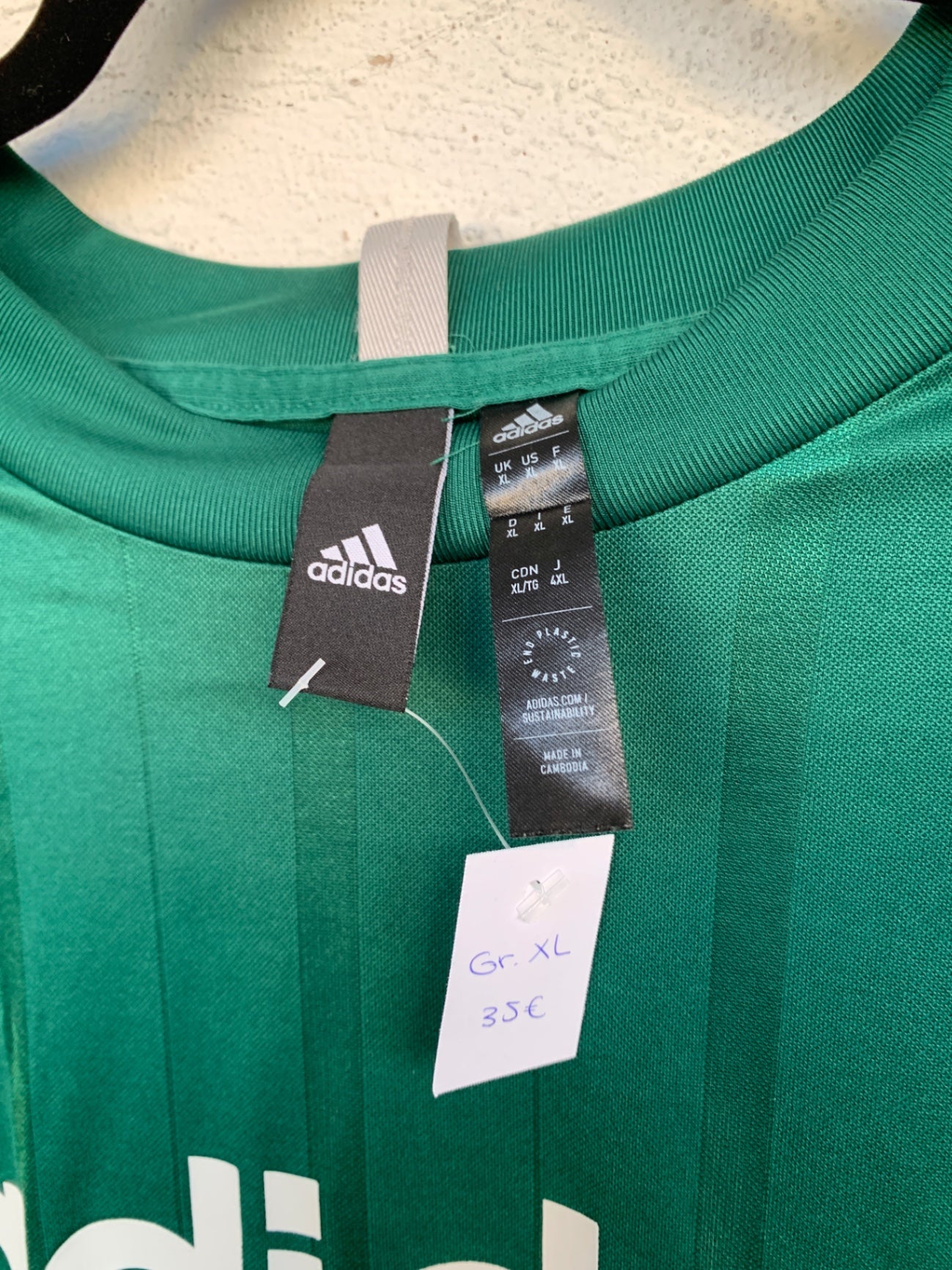 adidas Tshirt XL Grün