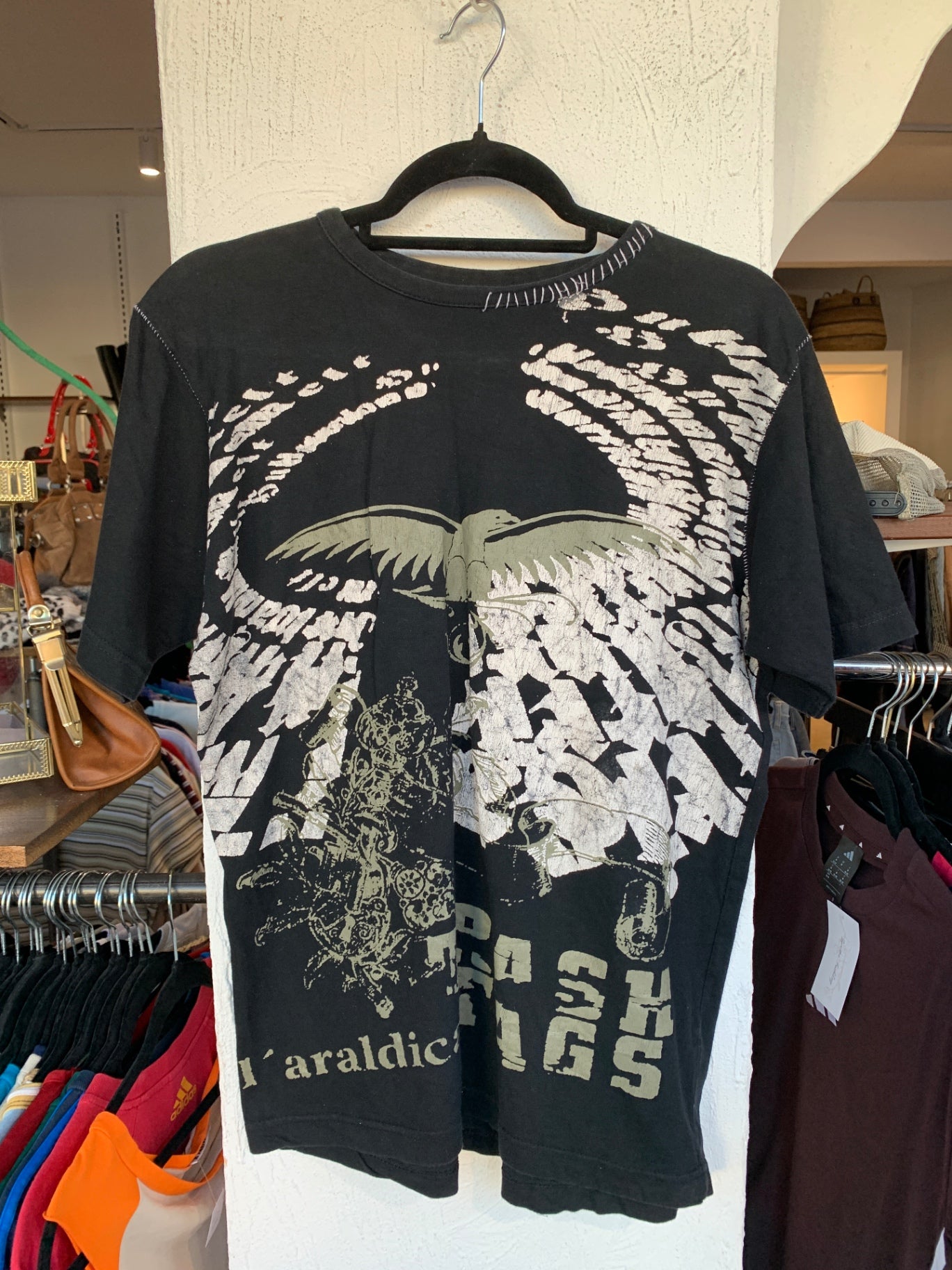 X-Mail T-Shirt S Schwarz und Weiß