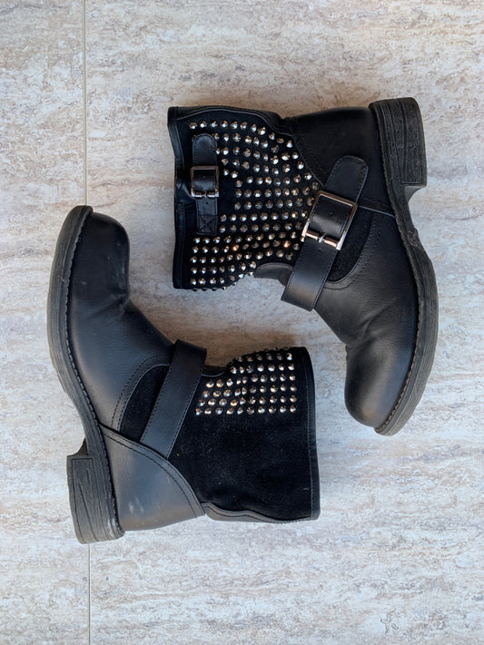 Kayla Stiefeletten mit Nieten 39 Schwarz