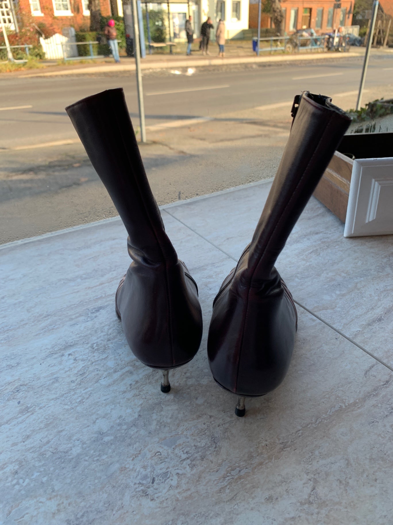 TENENTE Stiefeletten 37 Bordeaux Rot und Rosa