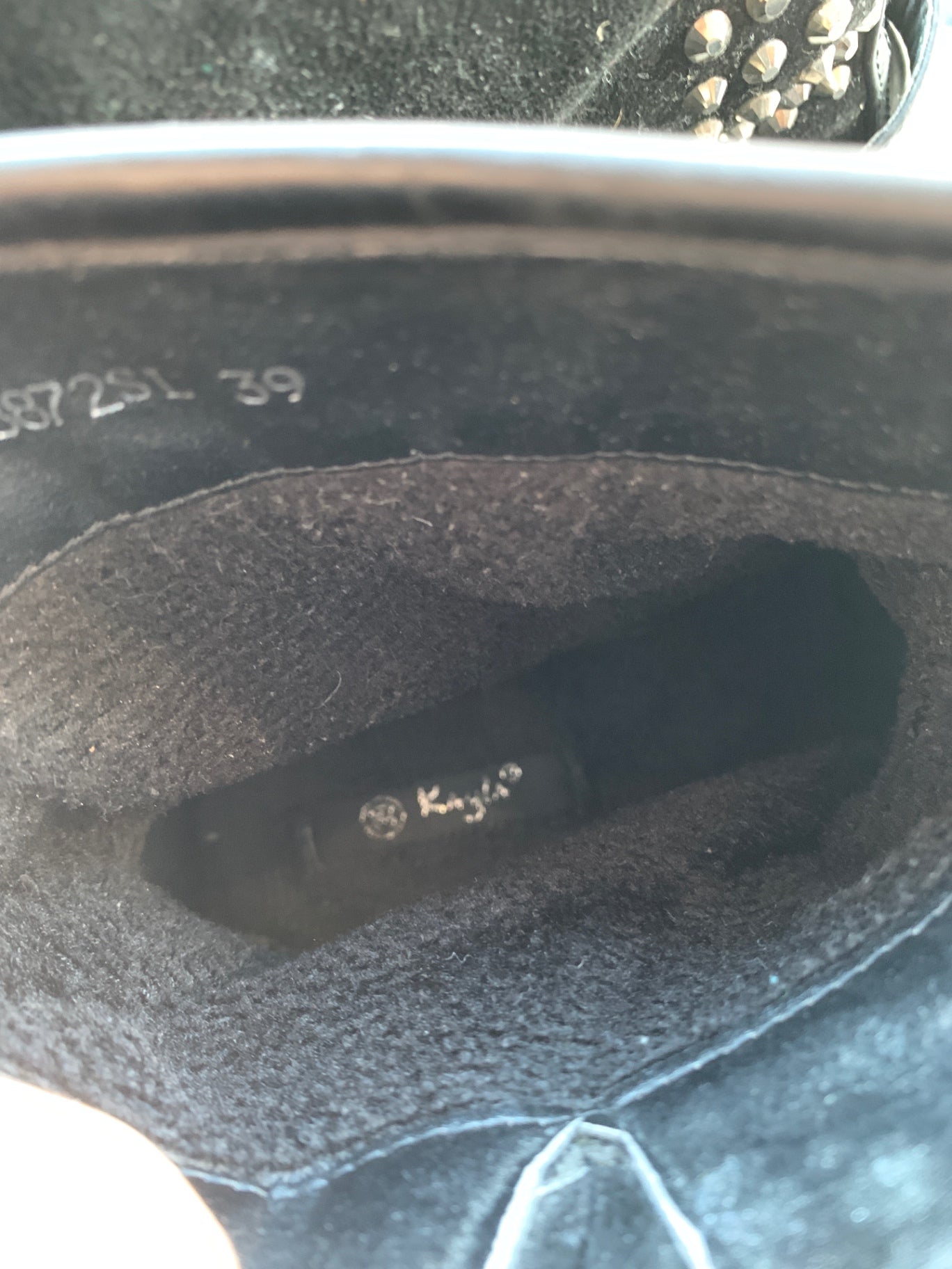 Kayla Stiefeletten mit Nieten 39 Schwarz