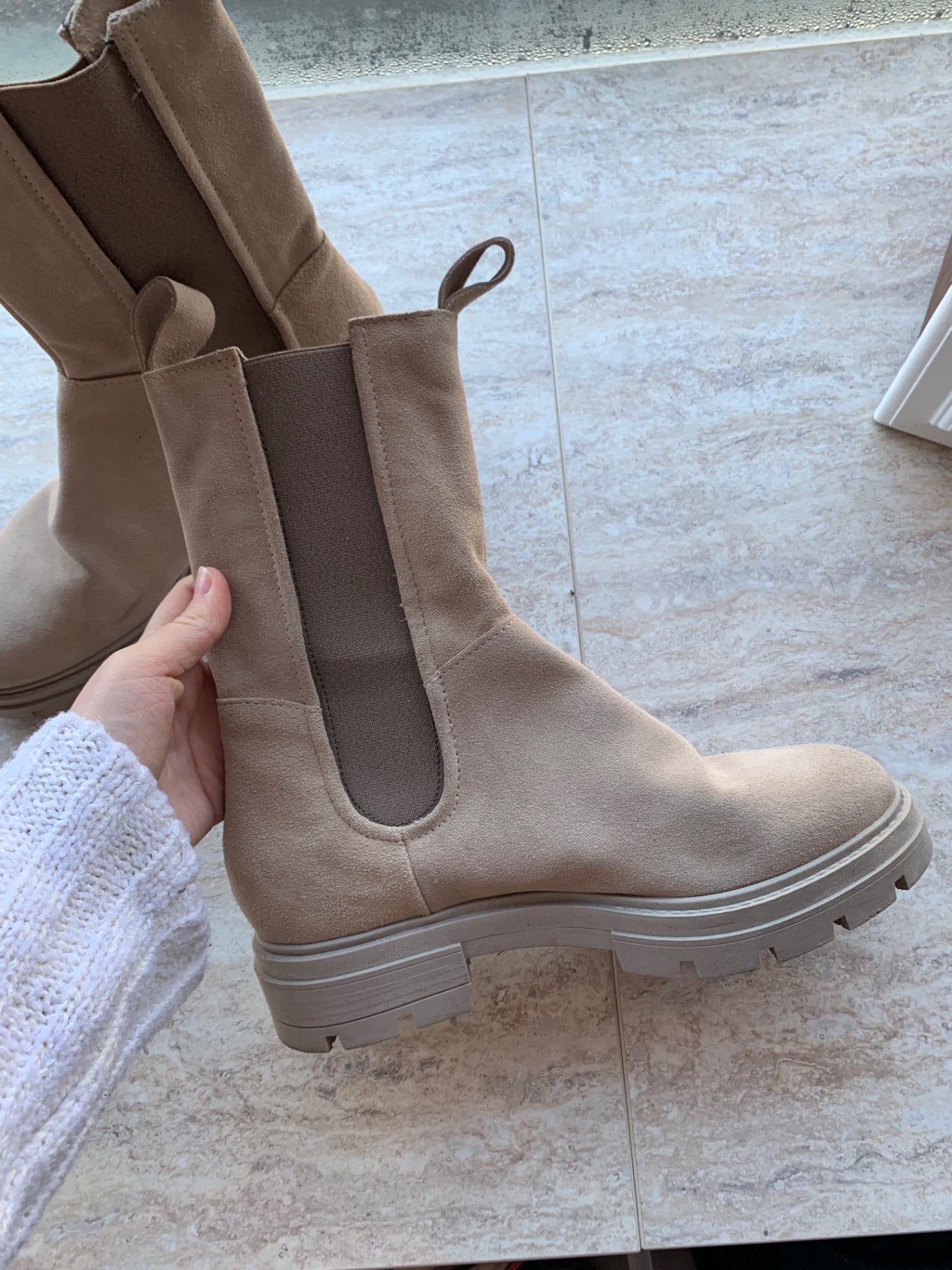 Stiefel 39 Beige