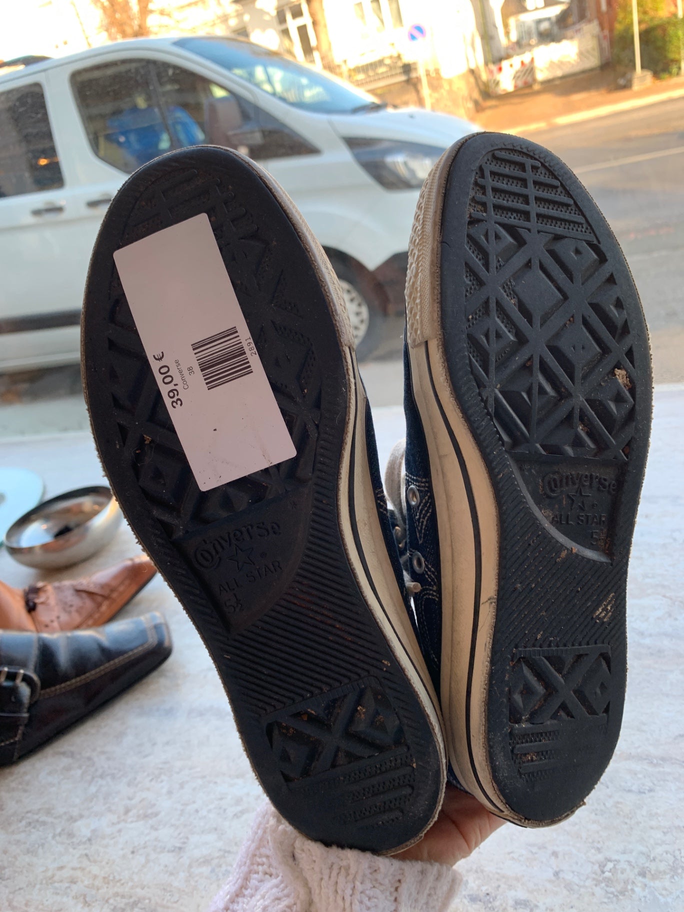 Converse Sneaker 38 Blau und Weiß