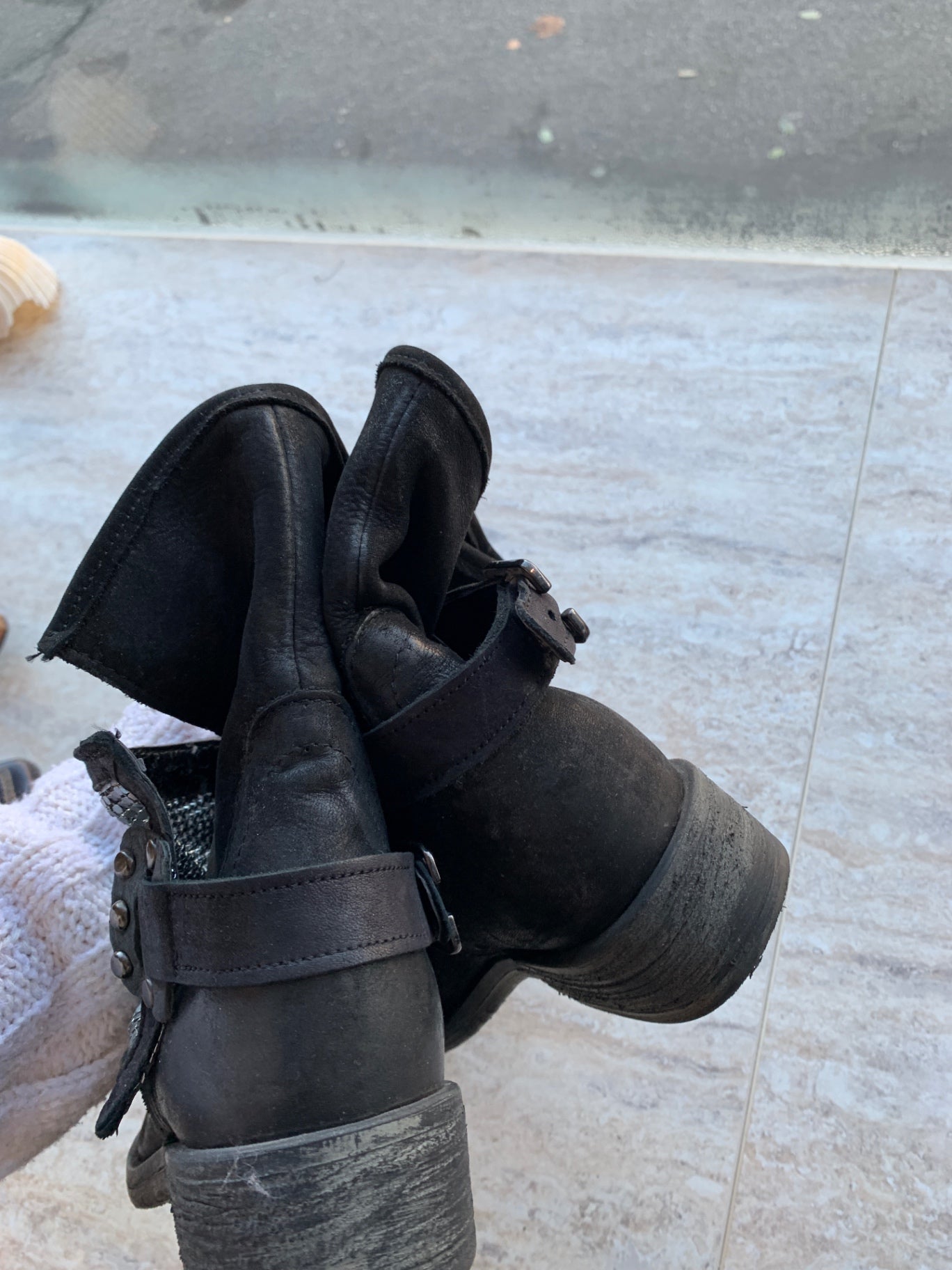 Isabel Stiefel 37 Schwarz und Silber