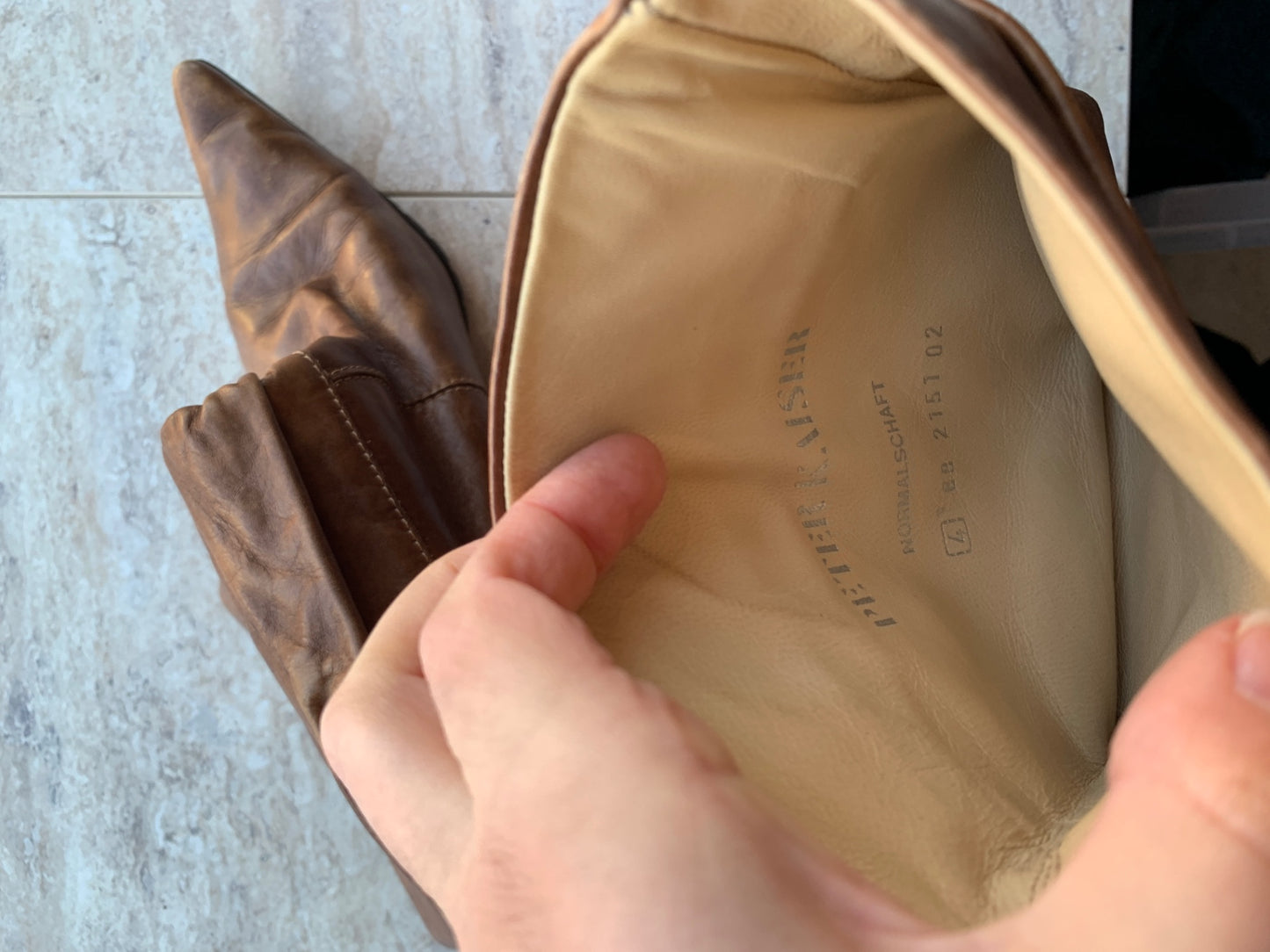 Peter Kaiser Stiefel 37 Braun