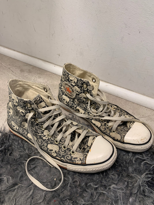 Converse Sneaker 40 Schwarz Orange und Weiß