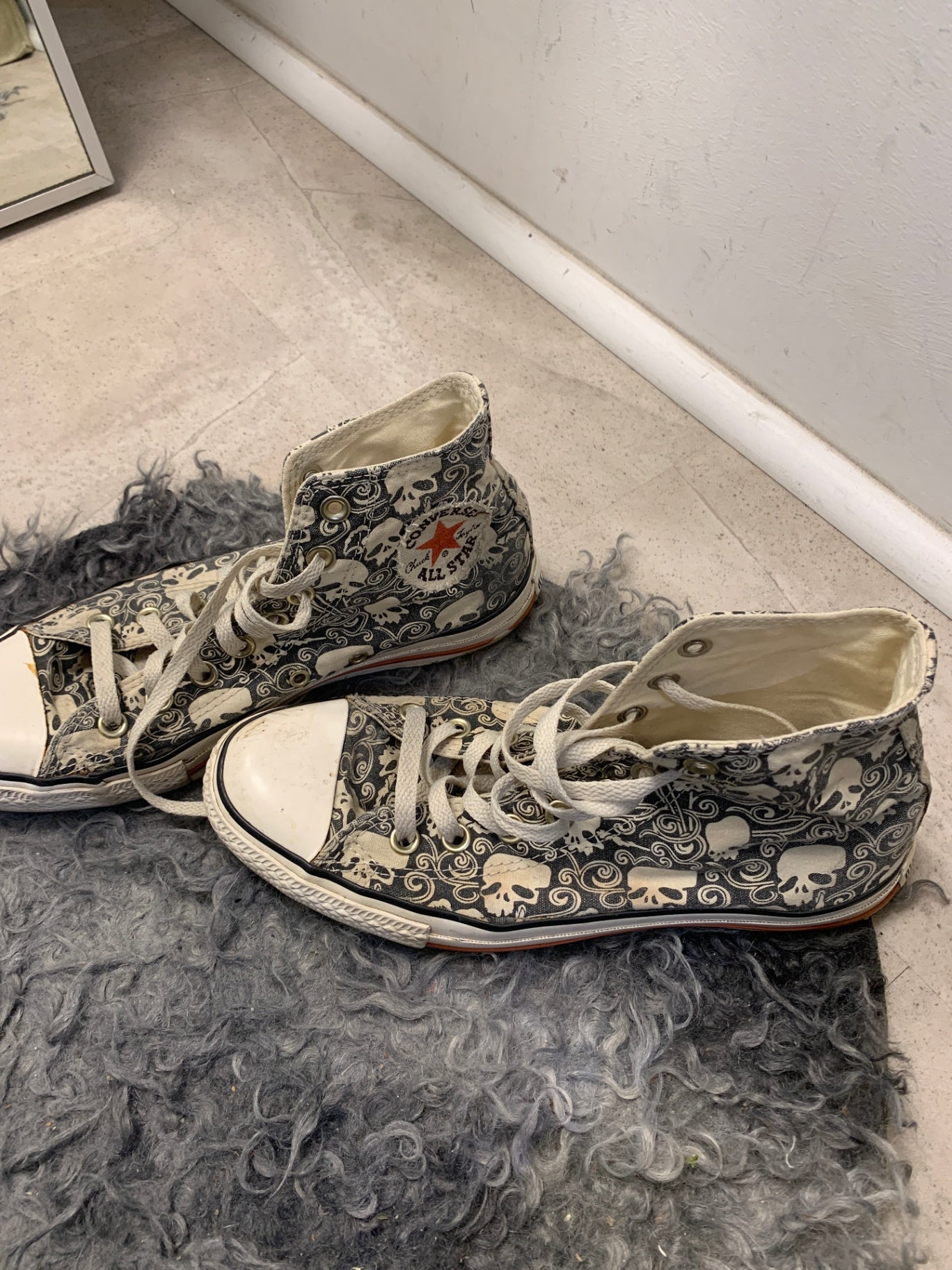 Converse Sneaker 40 Schwarz Orange und Weiß