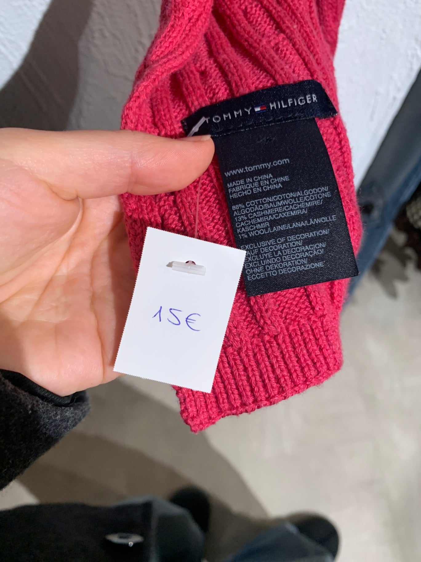 Tommy Hilfiger Schal Pink