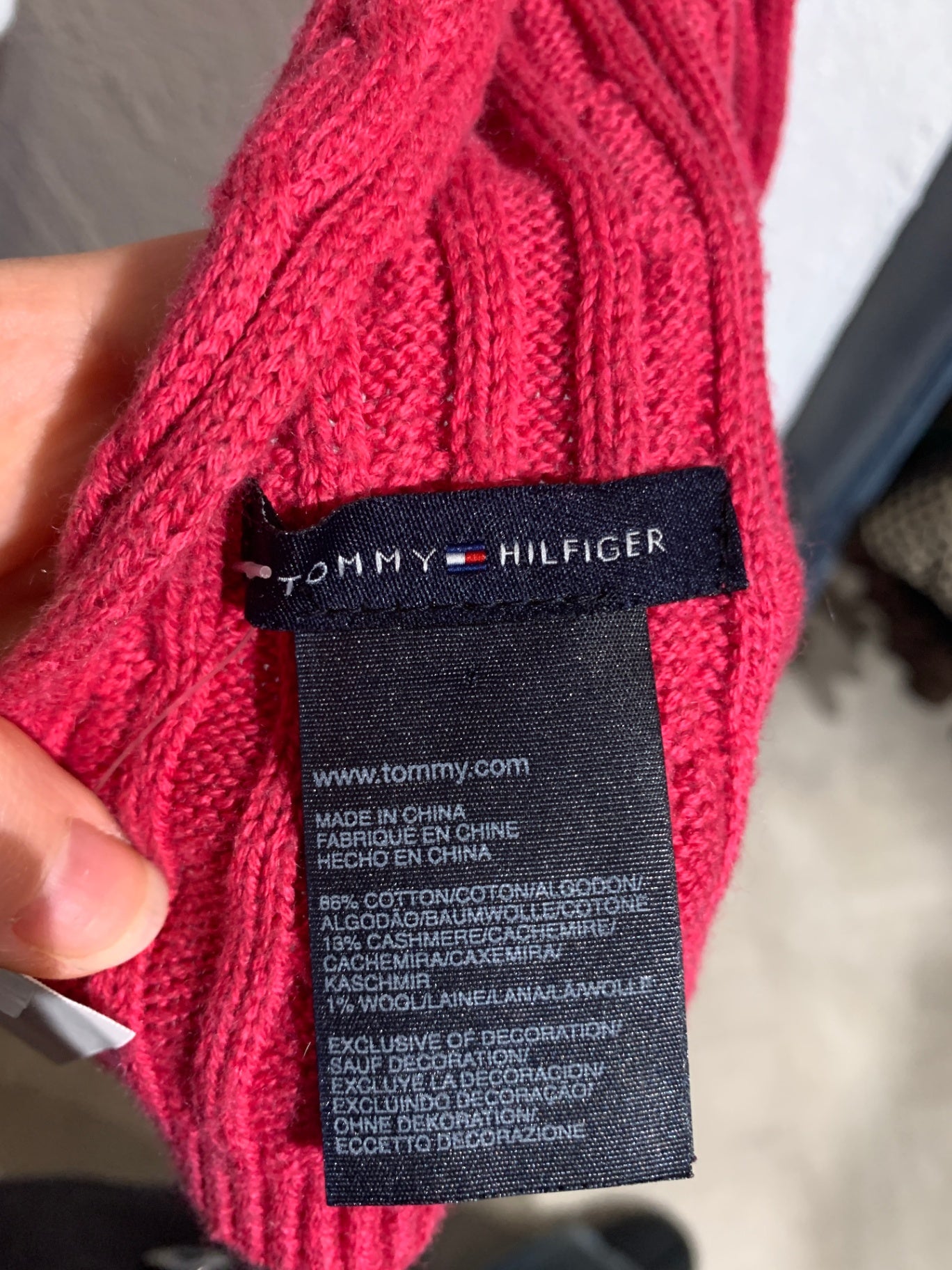 Tommy Hilfiger Schal Pink