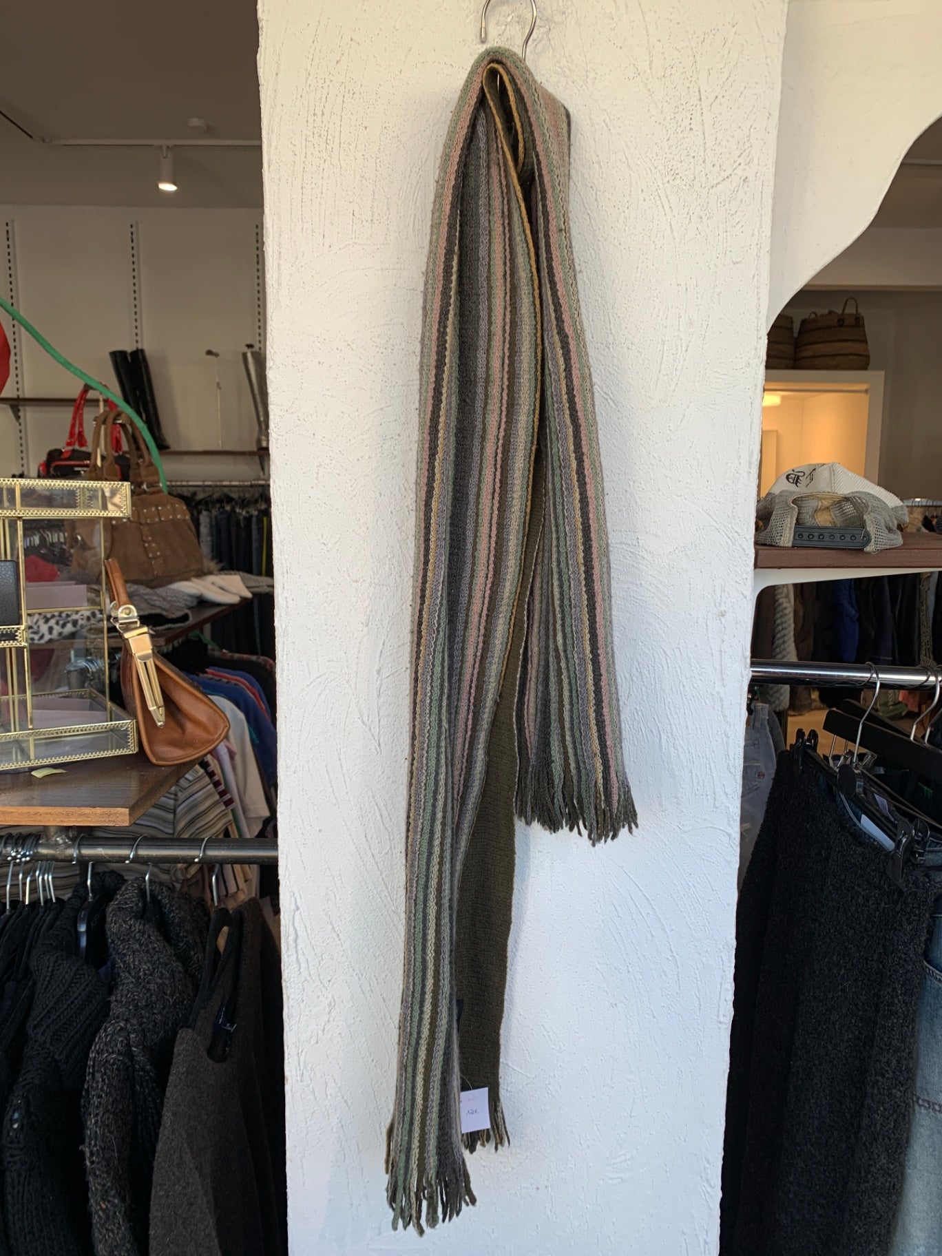 Codello Schal Streifen Braun Grün