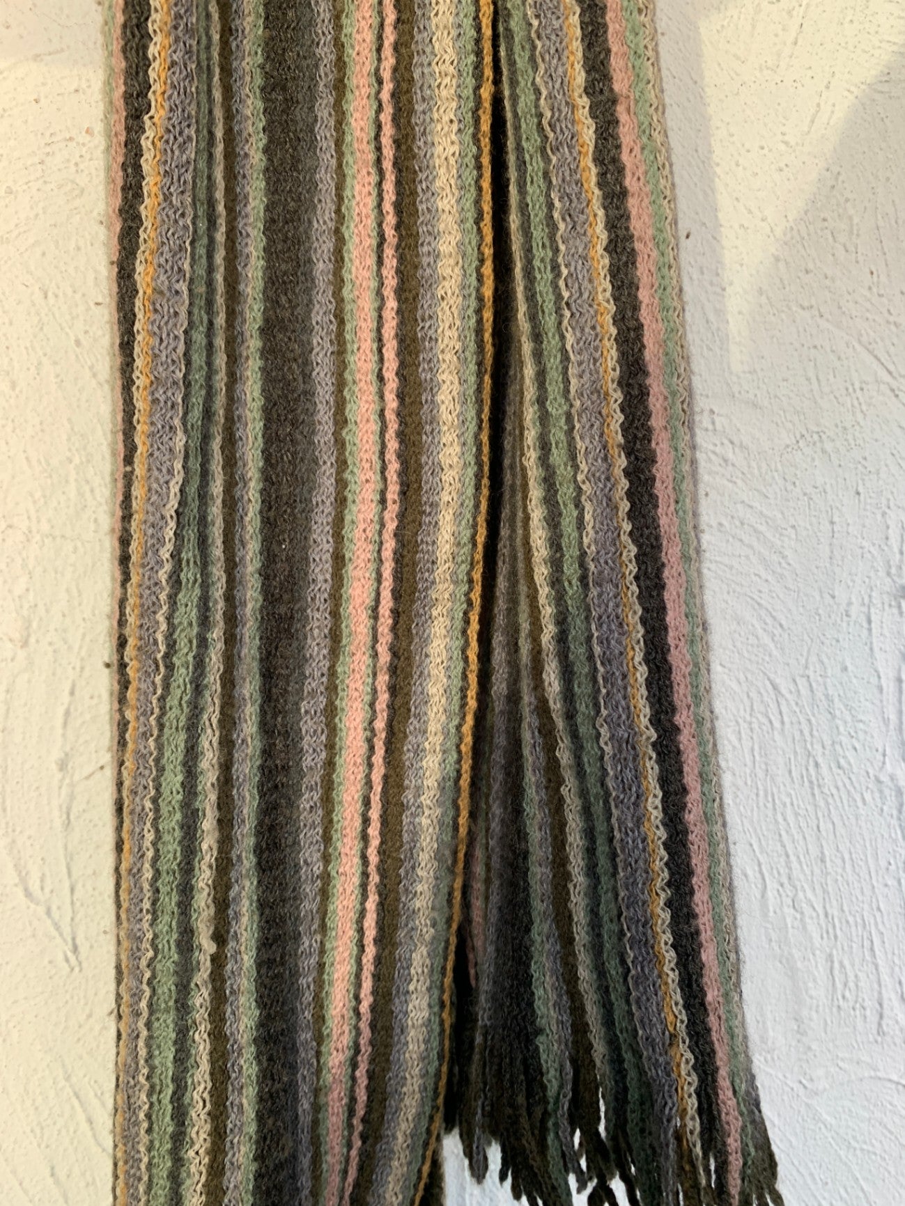 Codello Schal Streifen Braun Grün