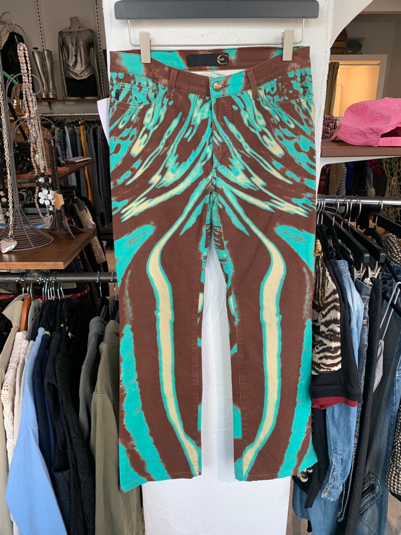 Just Cavalli Jeans 36 Braun, Türkis, Creme