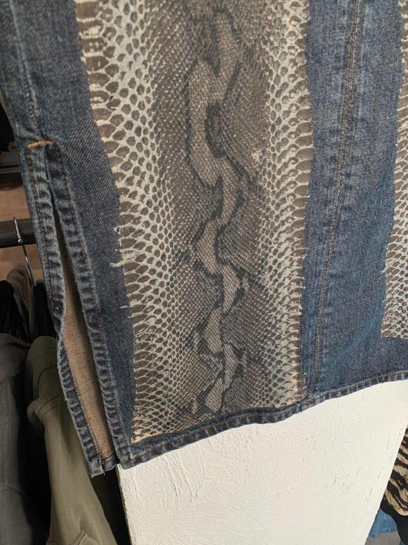 Cavalli Rock 36 Blau, Beige, Schwarz