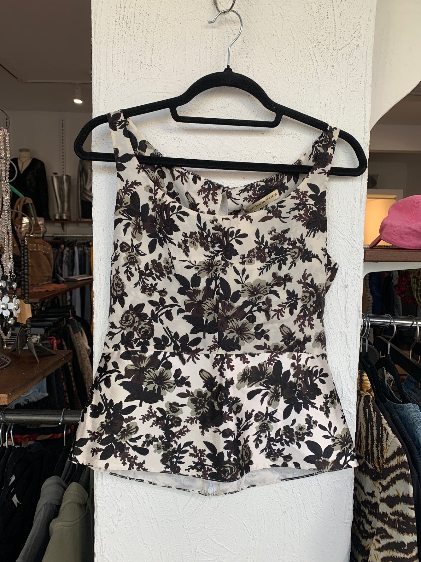 Balenciaga SS 2008 Runway Top 100% Seide Gr. 40 wie neu Ready-to-Wear