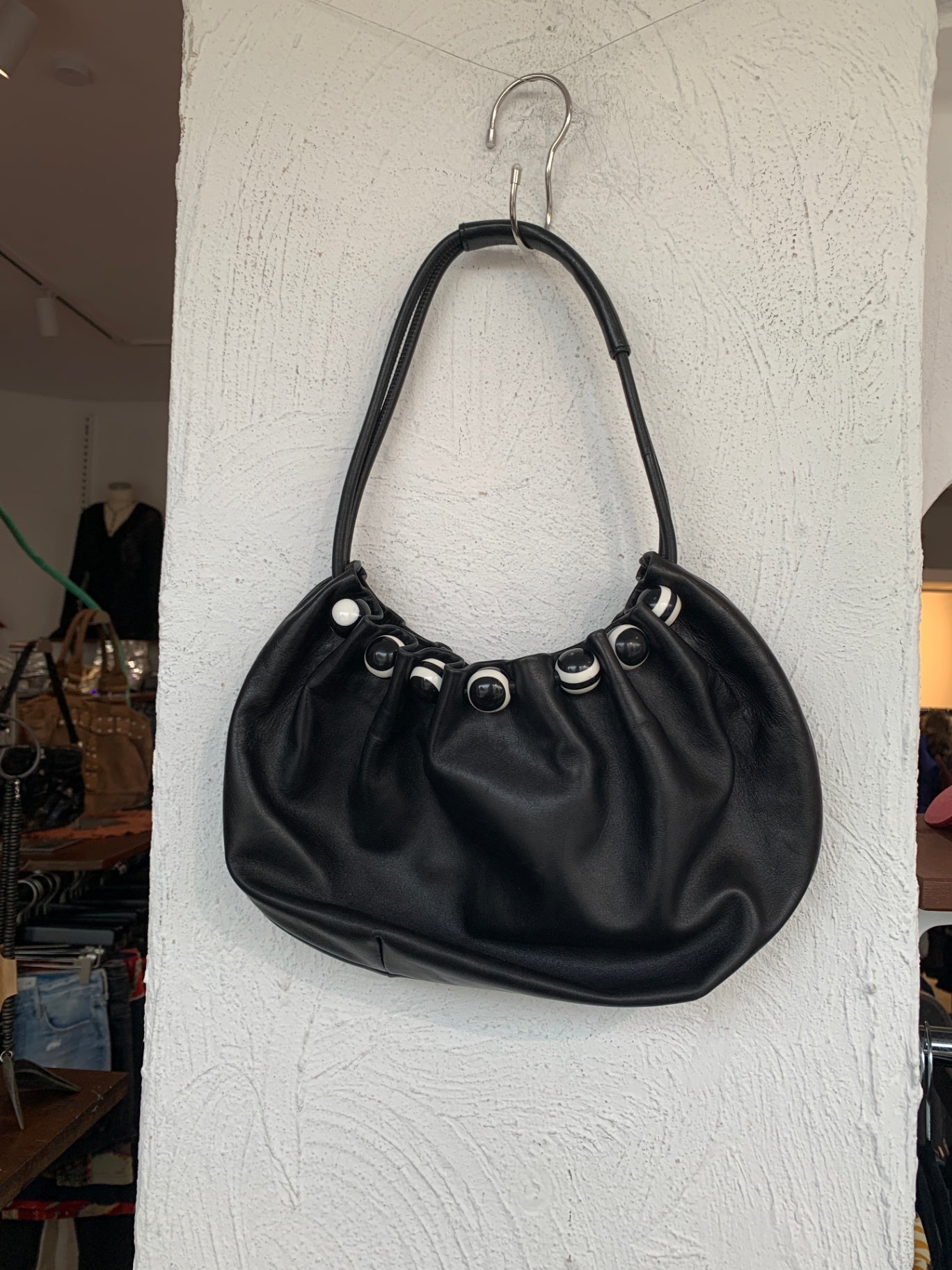 Escada Handtasche Schwarz/Weiß