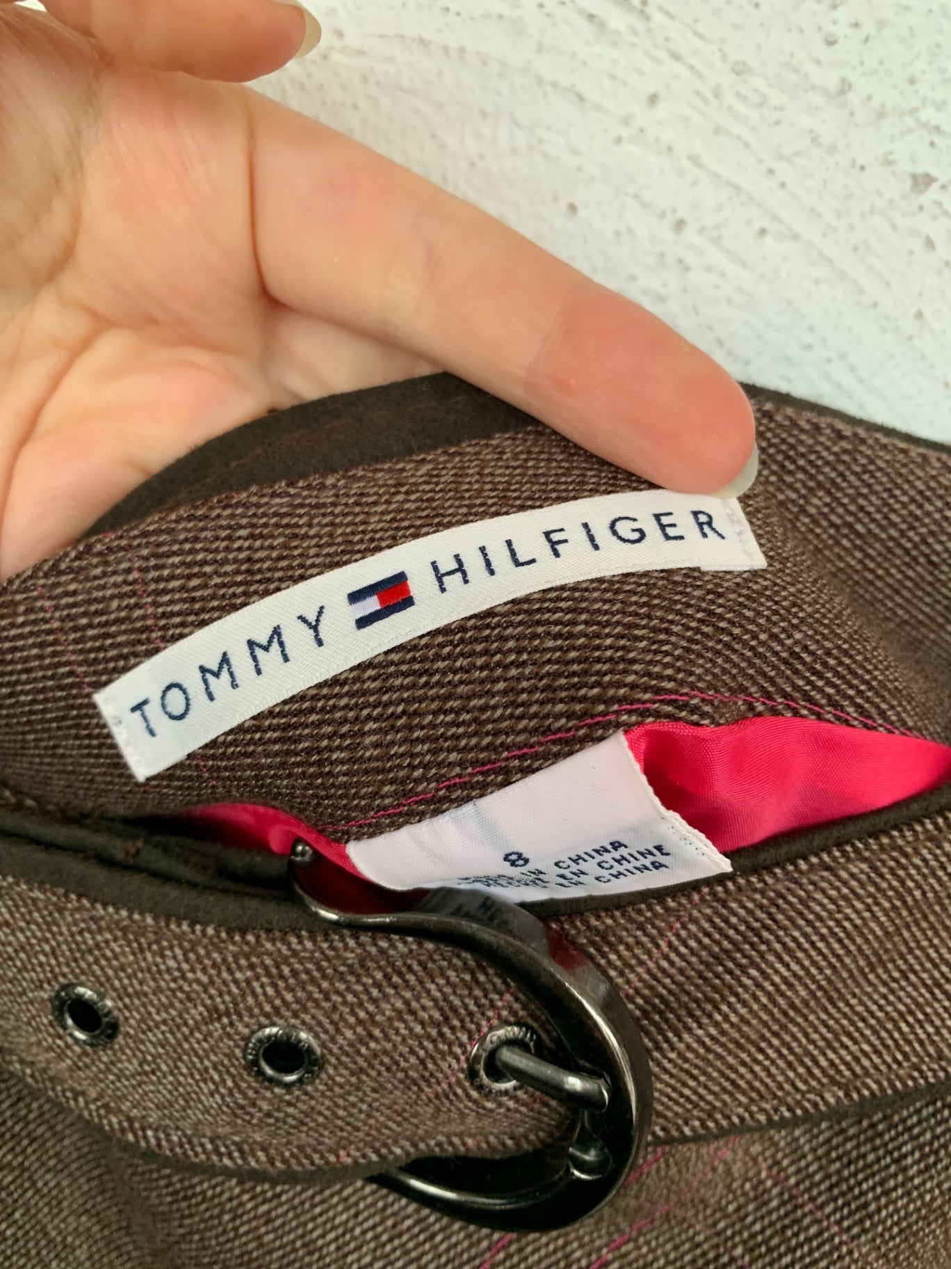 Tommy Hilfiger Set Jacke und Rock M Braun