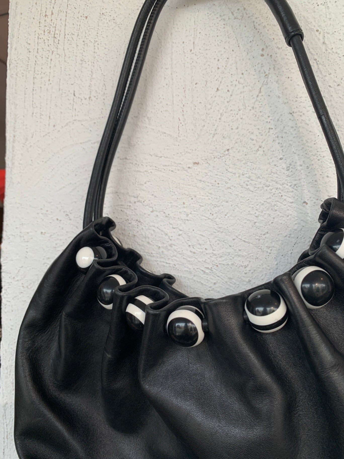 Escada Handtasche Schwarz/Weiß