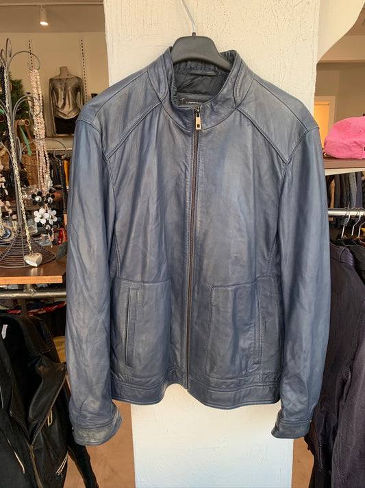 Lagerfeld Lederjacke Grau