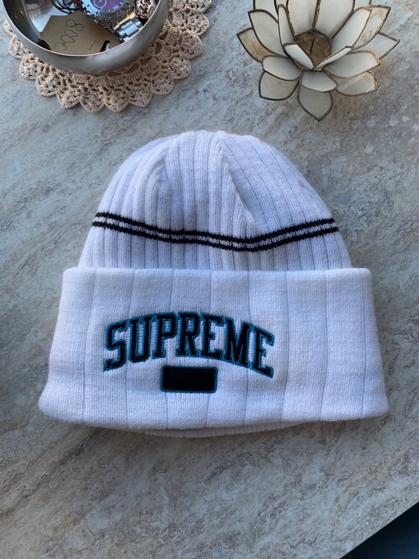 Supreme Mütze Weiß