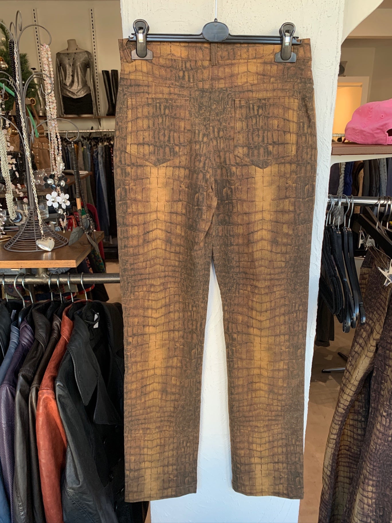 Crocodile-Optik Hose S Braun