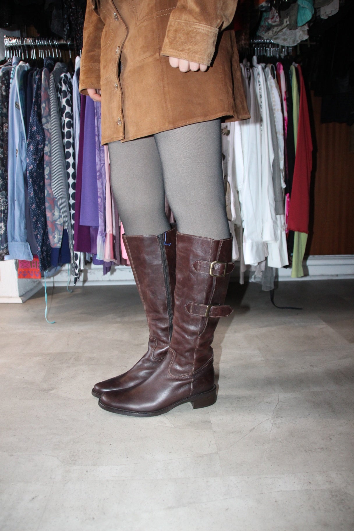 Gabor Stiefel 37,5 Braun Rot