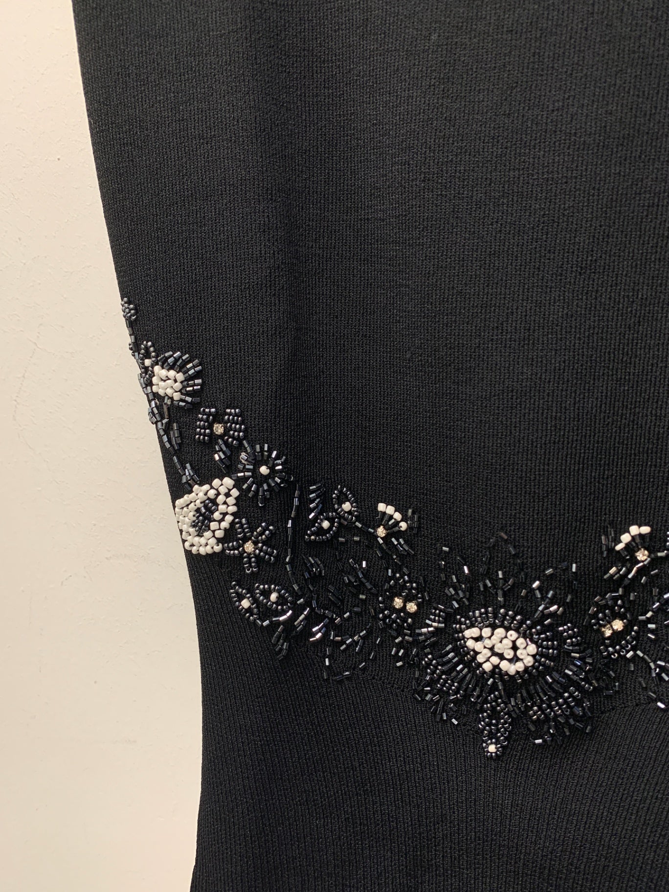 i.Quing Top S Schwarz mit Perlen