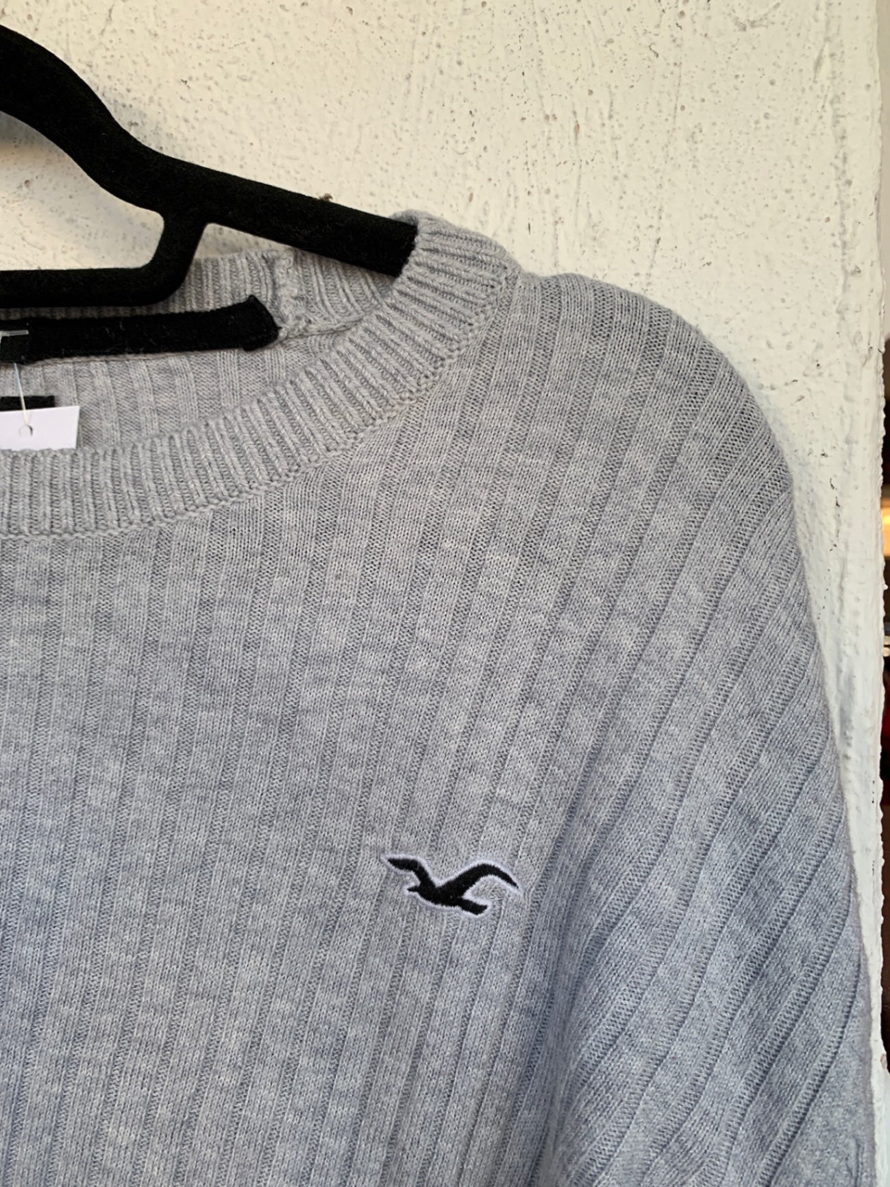 Hollister Pulli M Grau